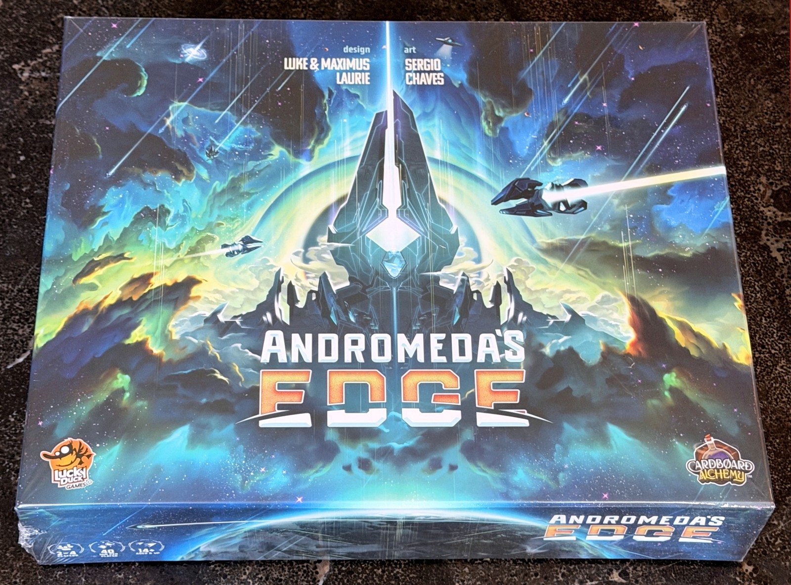 Andromeda’s Edge Board Game – Cardboard Alchemy – Lucky Duck Games – New Sealed