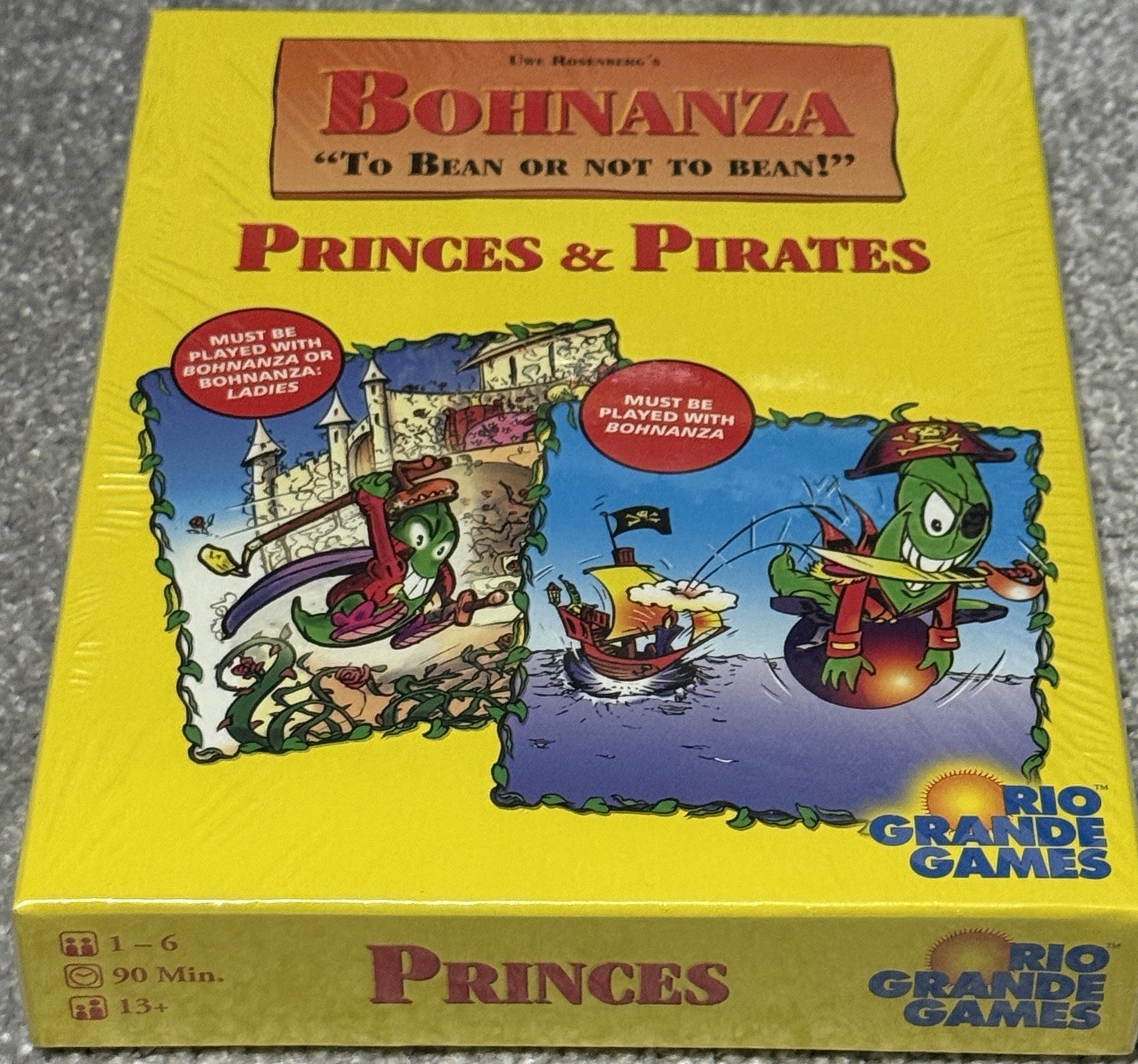 Bohnanza Expansion Princes & Pirates For Bohnanza & Bohnanza Ladies Rio Grande
