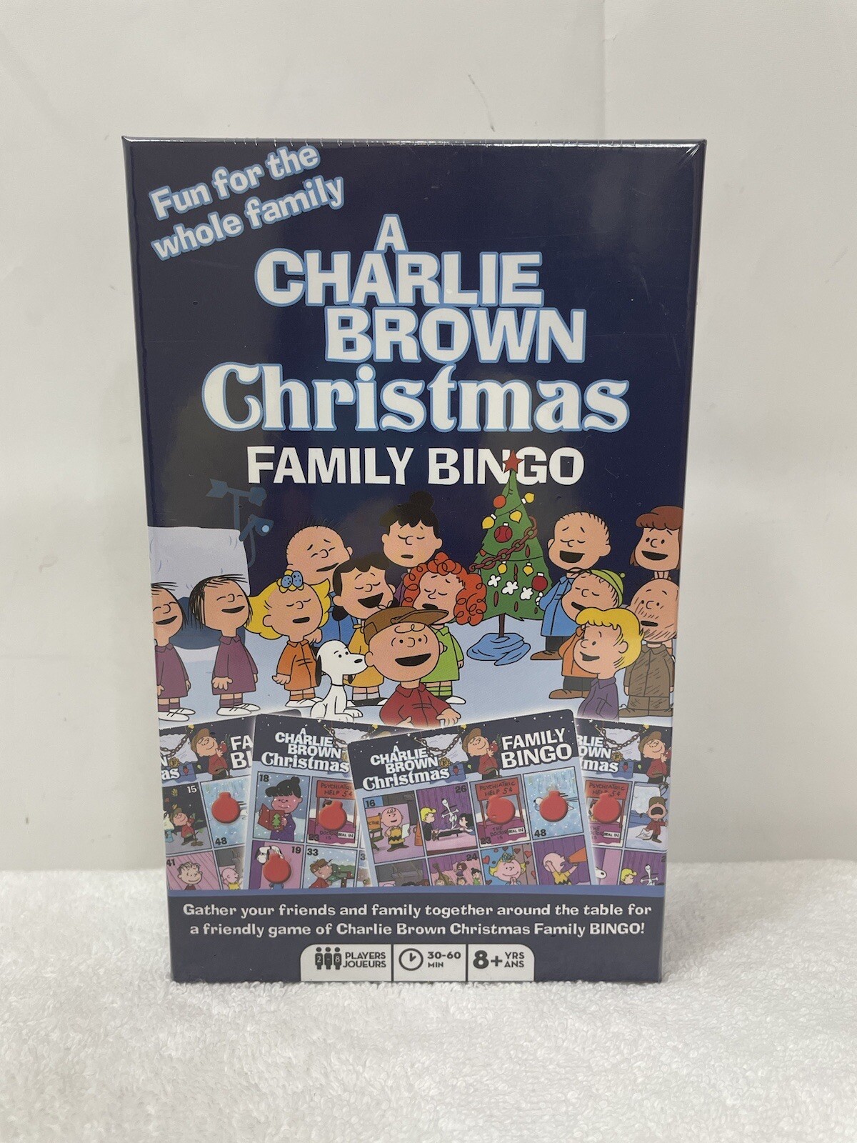 Charlie Brown Christmas Family Bingo Peanuts 2-18 player 8+ Years Family Fun