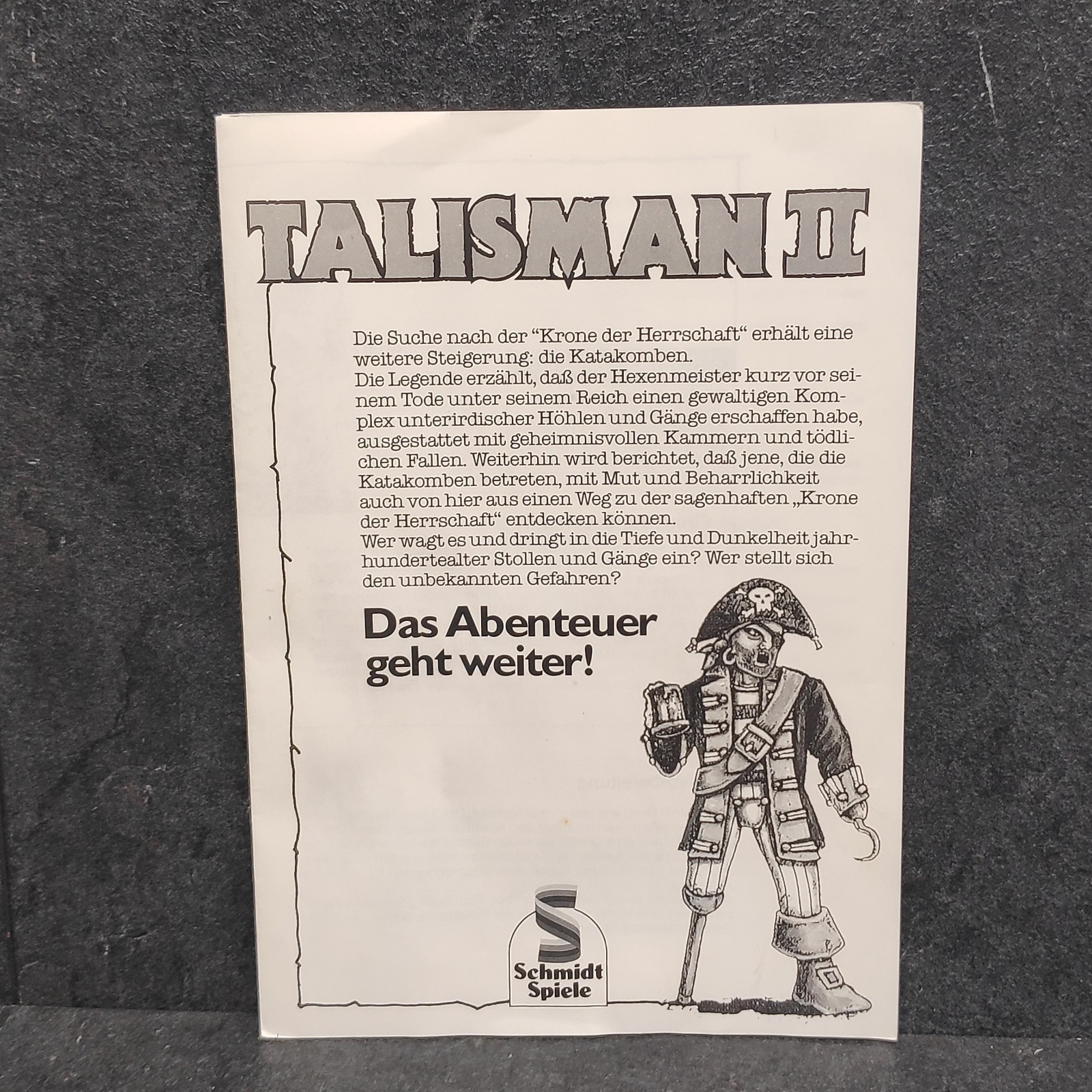 Talisman 2 – The Adventure Continues – Schmidt Games – Complete Complete