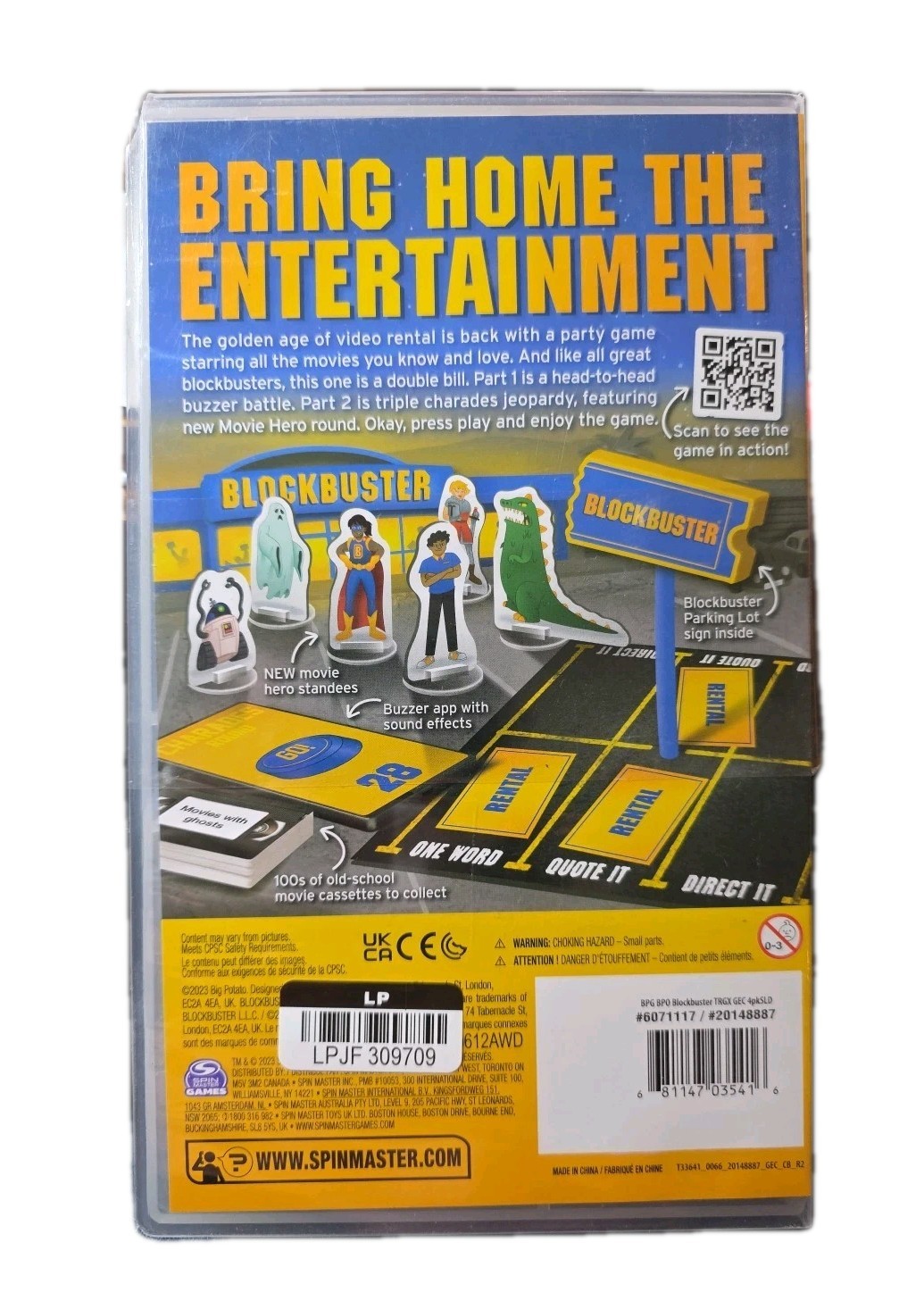 Blockbuster Party Game Movie Hero Charades Round Ages 12+ For 4+ Players Fun