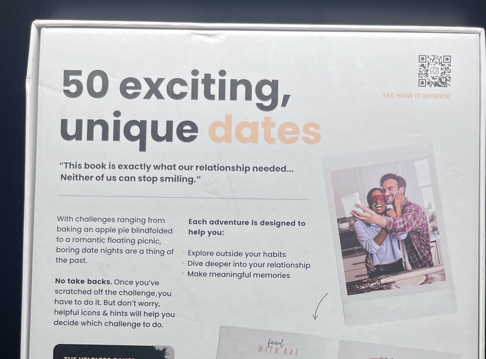Adventure Challenge Couples Edition; 50 Scratch-Off Adventures & Dates in Box