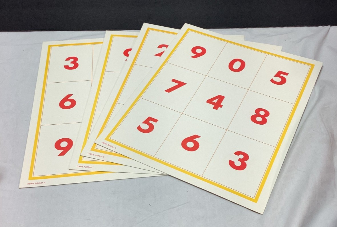 Vintage 1998 Answer Bingo Addition and Subtraction Games by School Zone Ages 5+