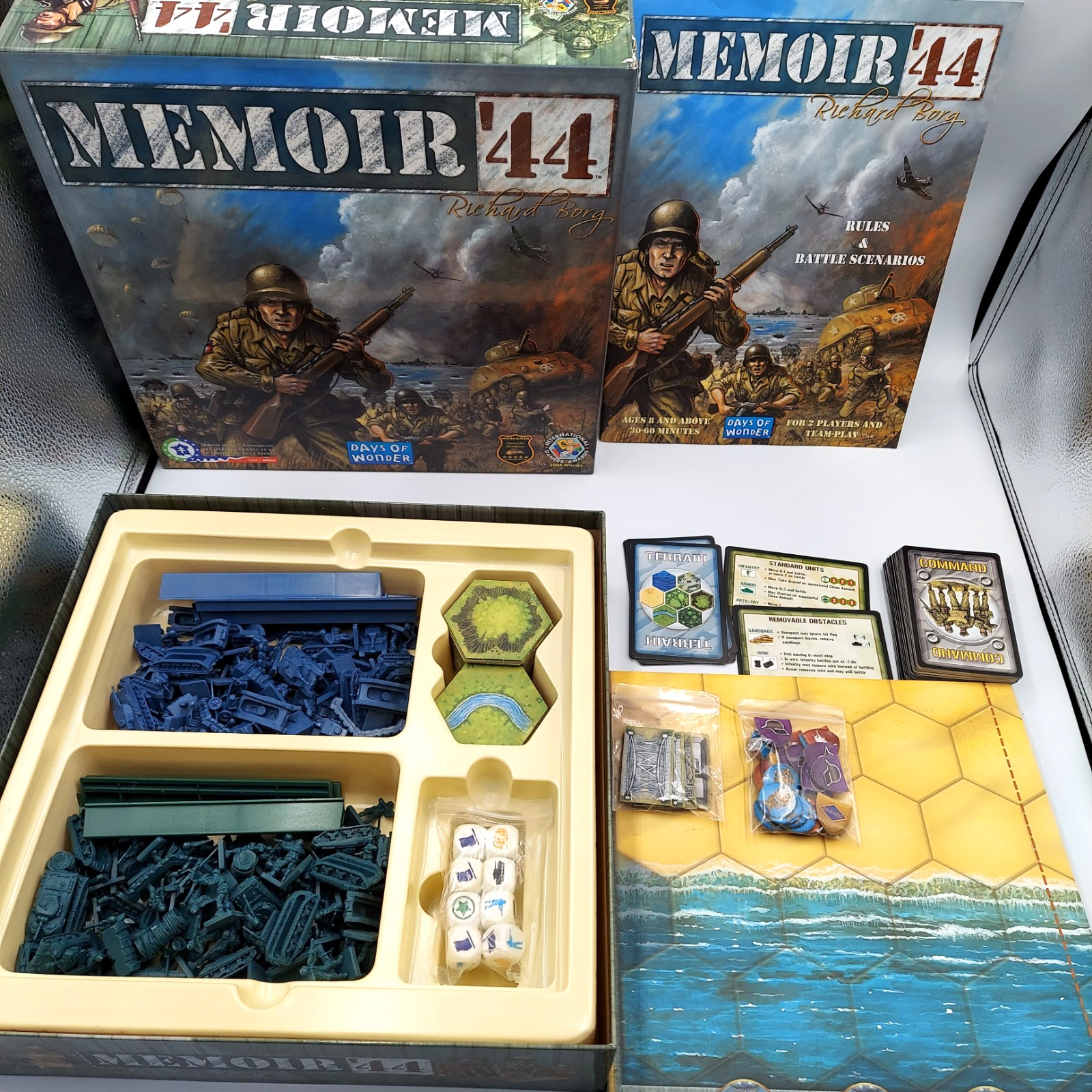 MEMOIR ’44 Days of Wonder Board Game – 7301 Richard Borg COMPLETE