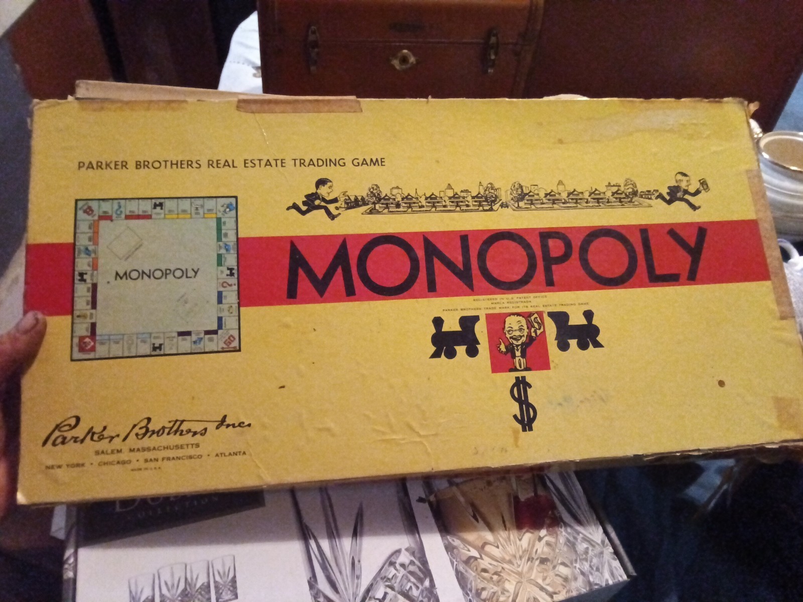 VINTAGE PARKER BROTHERS MONOPOLY COMPLETE 1940’S-1950’S