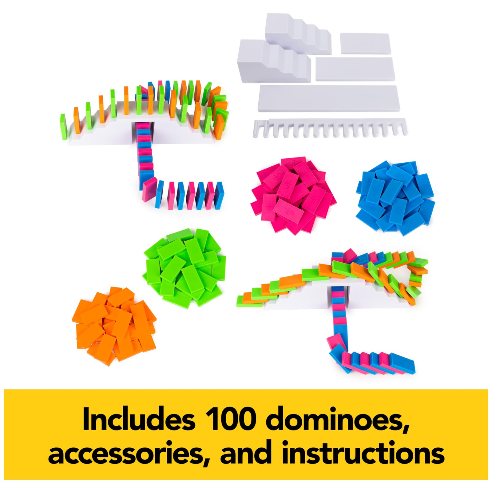 Spin Master Games, Lily Hevesh H5 Domino Creations 100-Piece Ne Toy