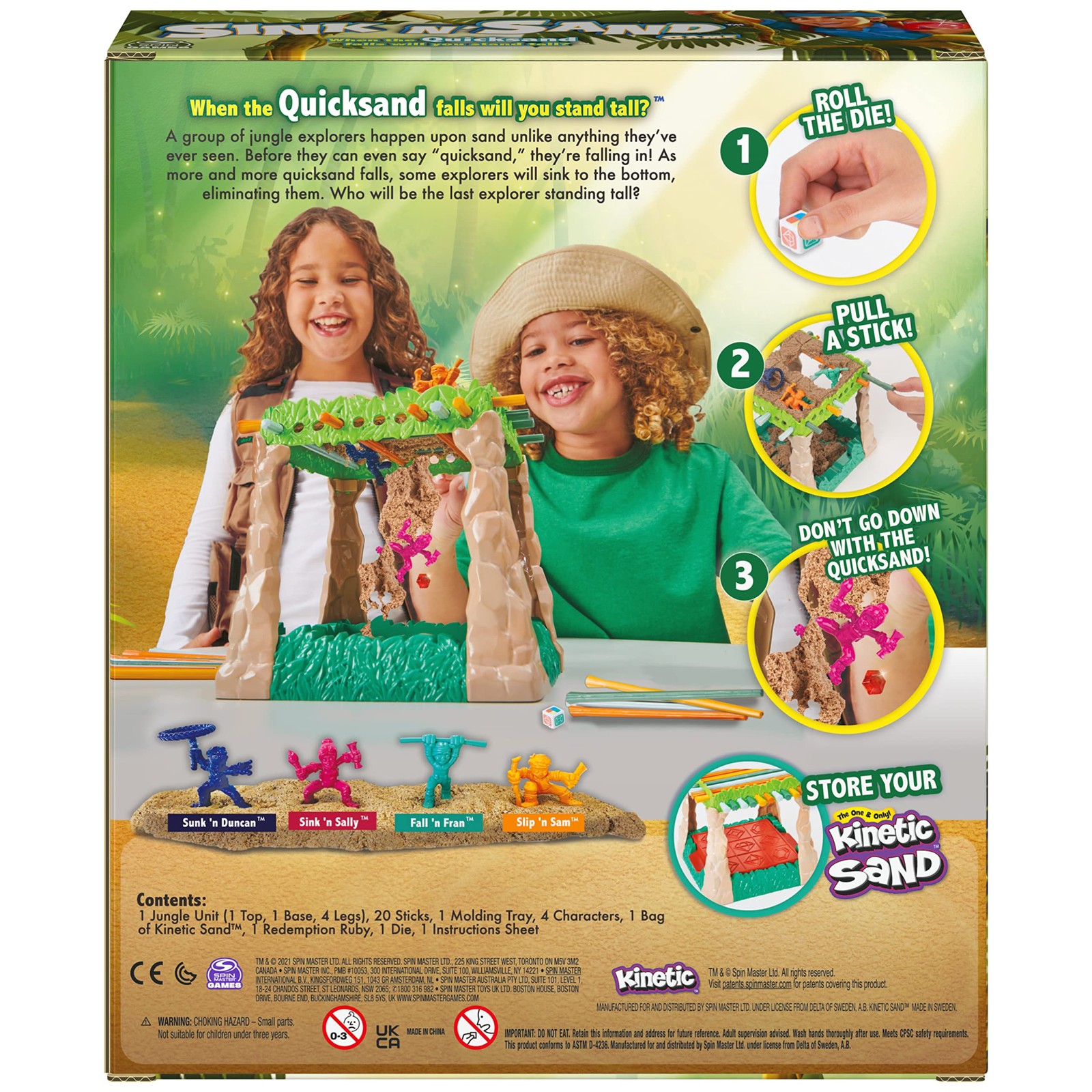 Sink N’ Sand, Quicksand Kids Board Game with Kinetic Sand for Sensory Fun and…