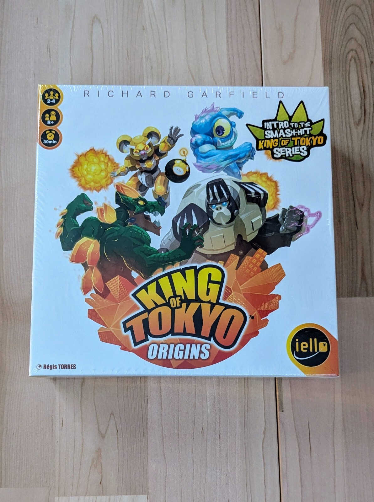 Iello: King of Tokyo Origins Board Game – New, Sealed By Richard Garfield