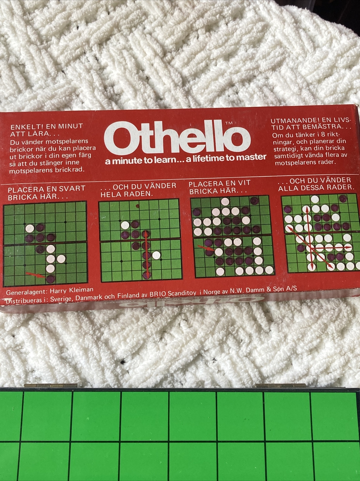 Vintage 1980’s NOS Othello Game W/Original Box *RARE*