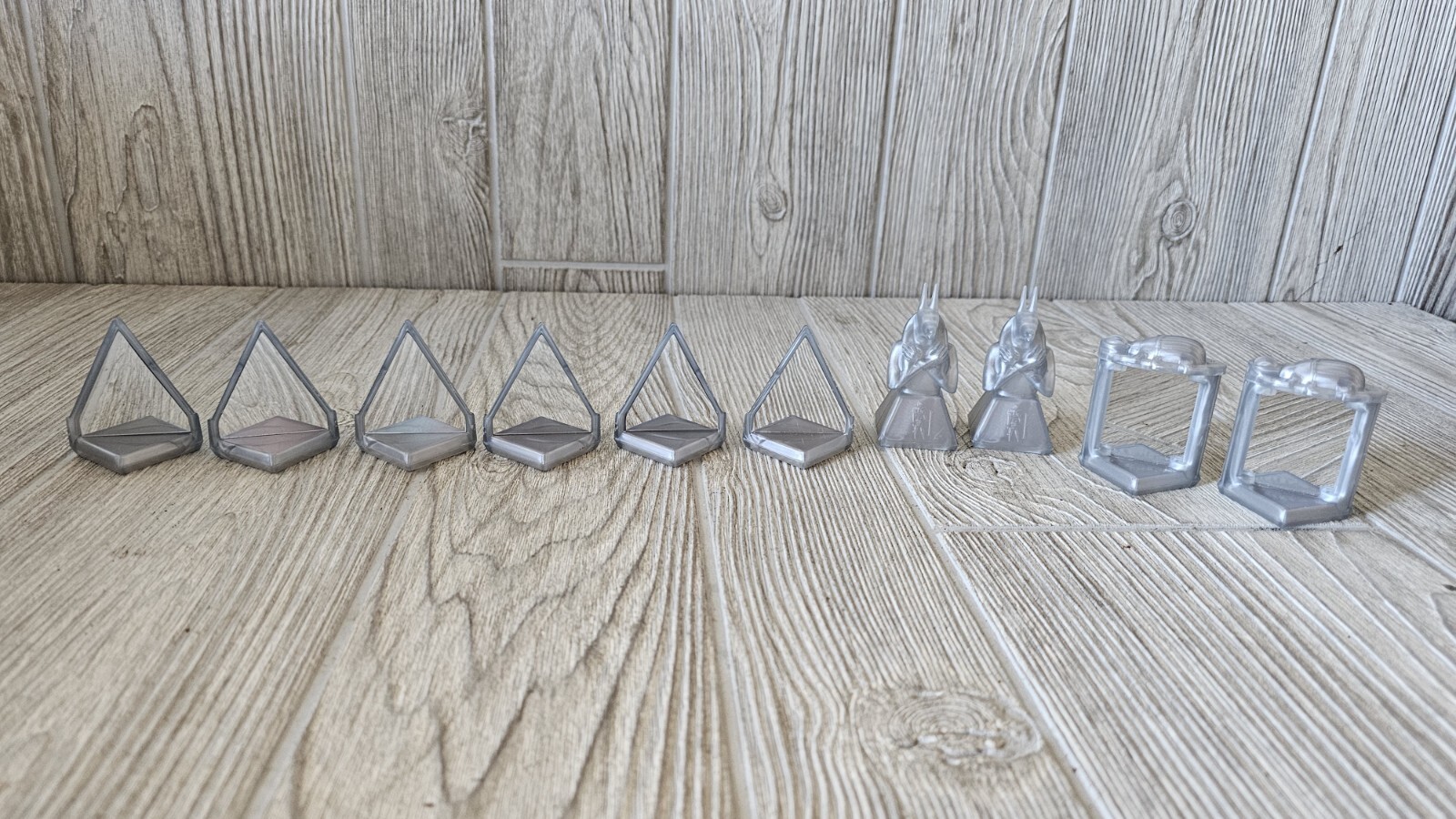 Laser Khet 2.0 Game Replacement Parts Pieces Grey Lot Of 10