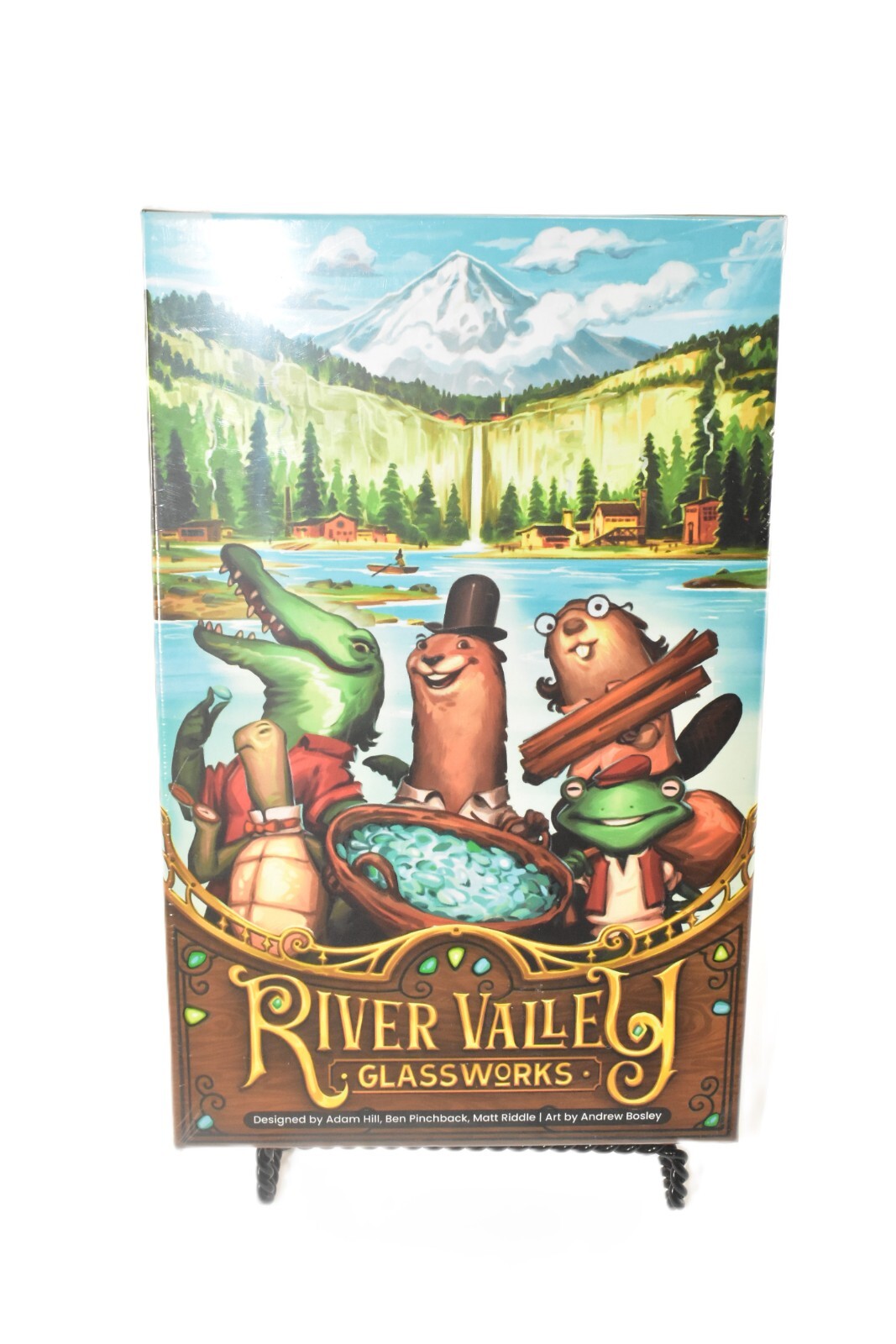 RIVER VALLEY GLASSWORKS FAMILY STRATEGY BOARD GAME AGES 8+ BY ALLPLAY