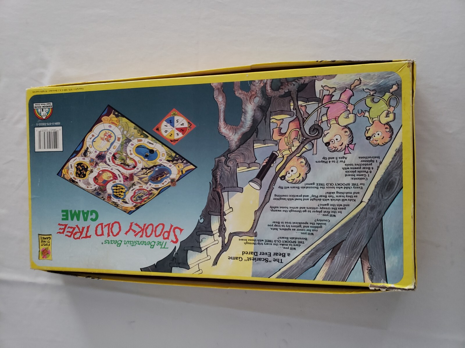 The Berenstain Bears Spooky Old Tree Board Game 1989 RARE Random House Family