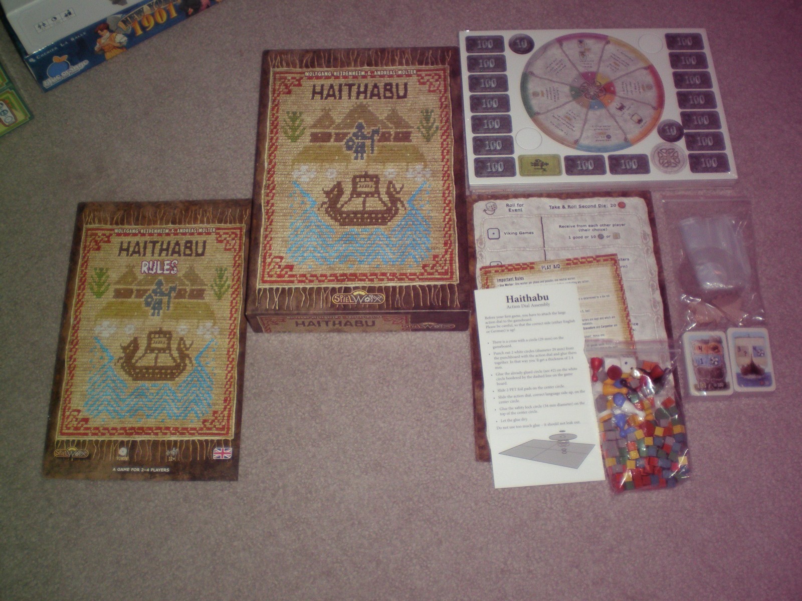 Haithabu Board Game by Speilworxx – Contents In Shrink Never Played Wolfgang
