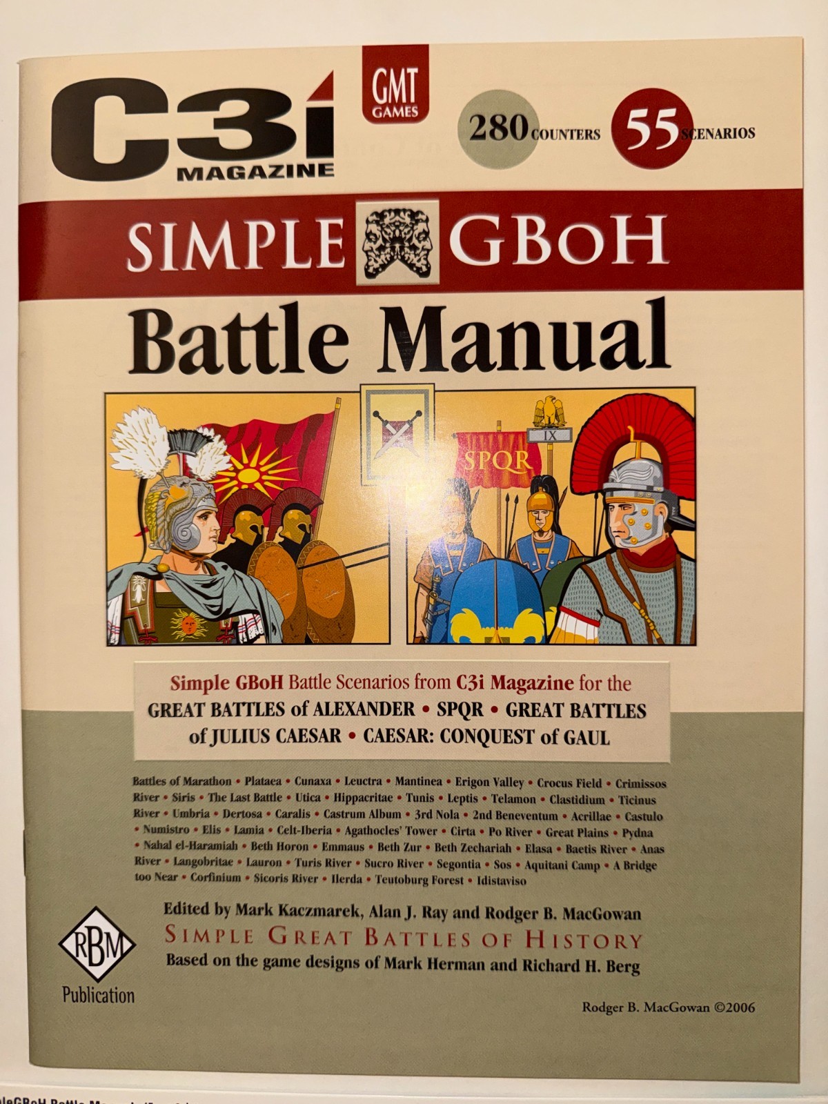 GMT Simple GBOH Great Battles of History Unpunched New