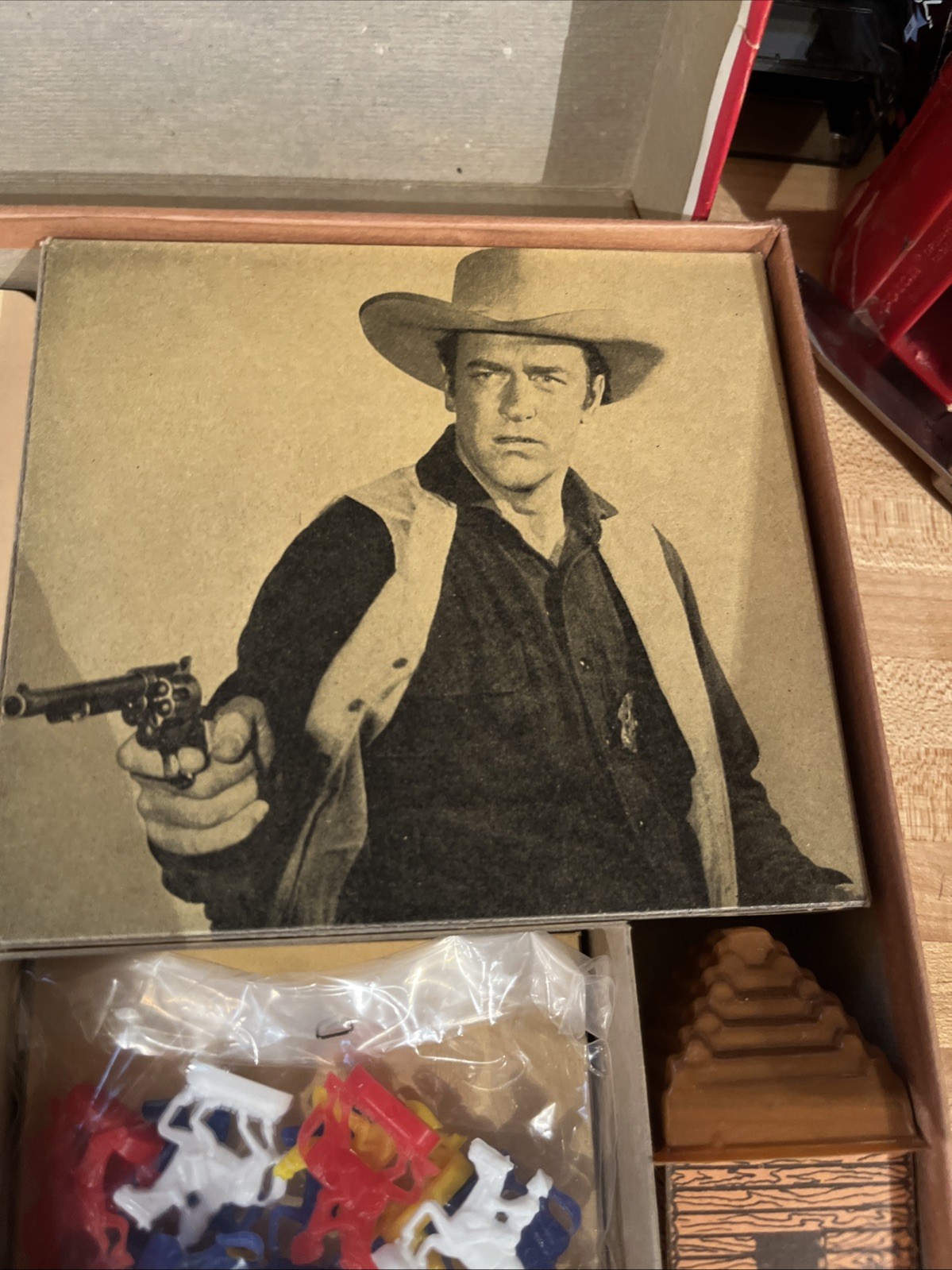 NOS NEVER PLAYED 1958 LOWELL Gunsmoke Boardgame James Arness Marshal Matt Dillon