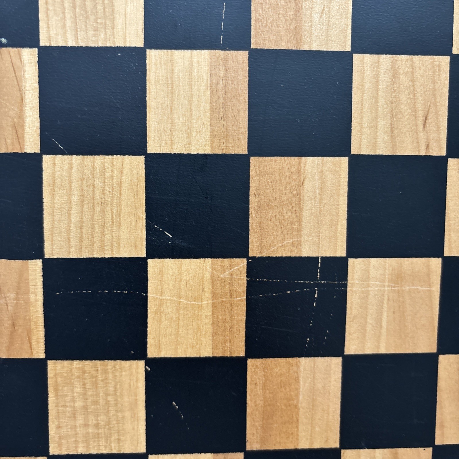 Vintage Reversible Check Board & Chinese Checker Board. 11.5” X 11.5”