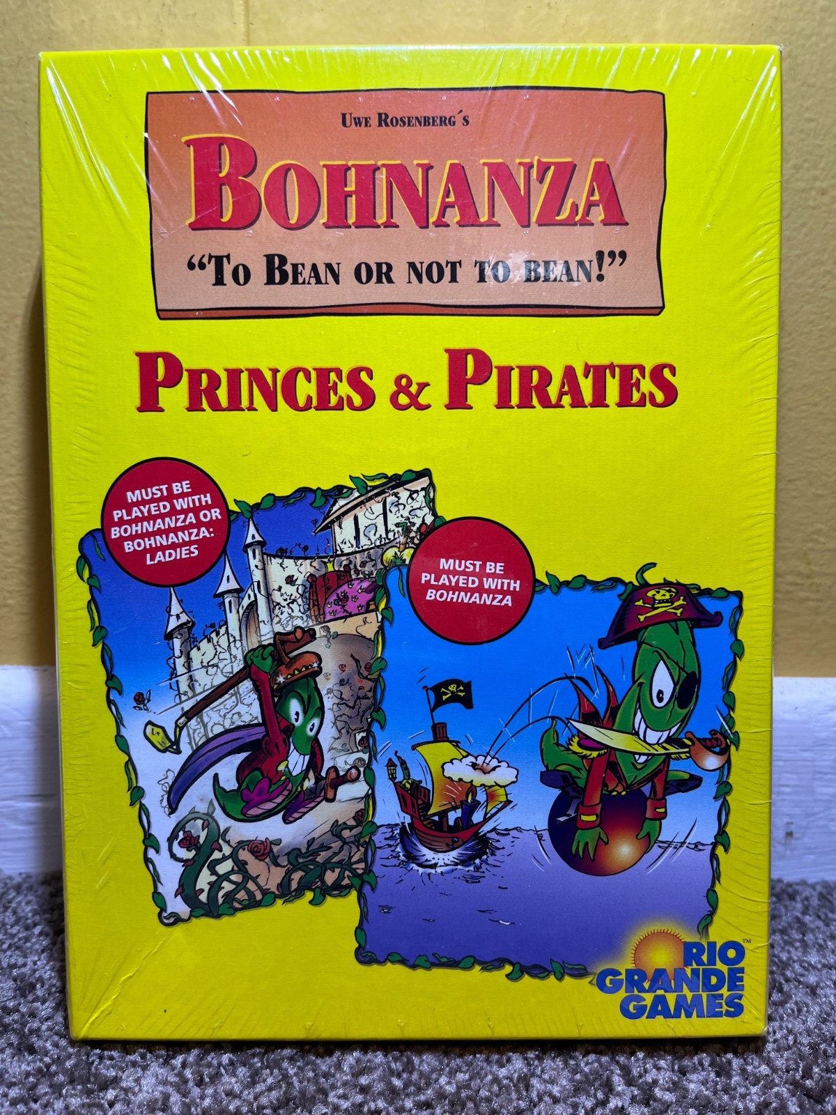 Bohnanza Princes and Pirates Game, Rio Grande Games, Uwe Rosenburg Brand New NIS