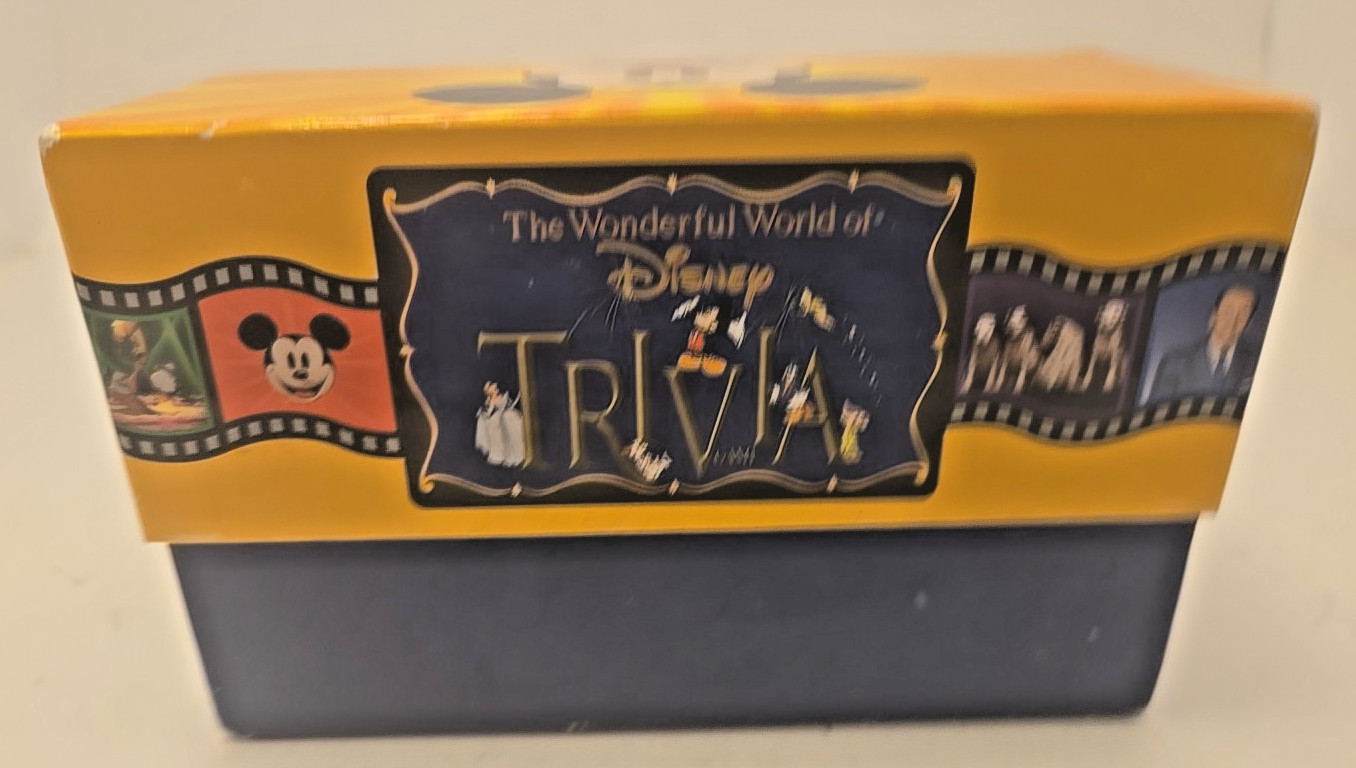 The Wonderful World of Disney Trivia Game 1997 Replacement Cards Trivia