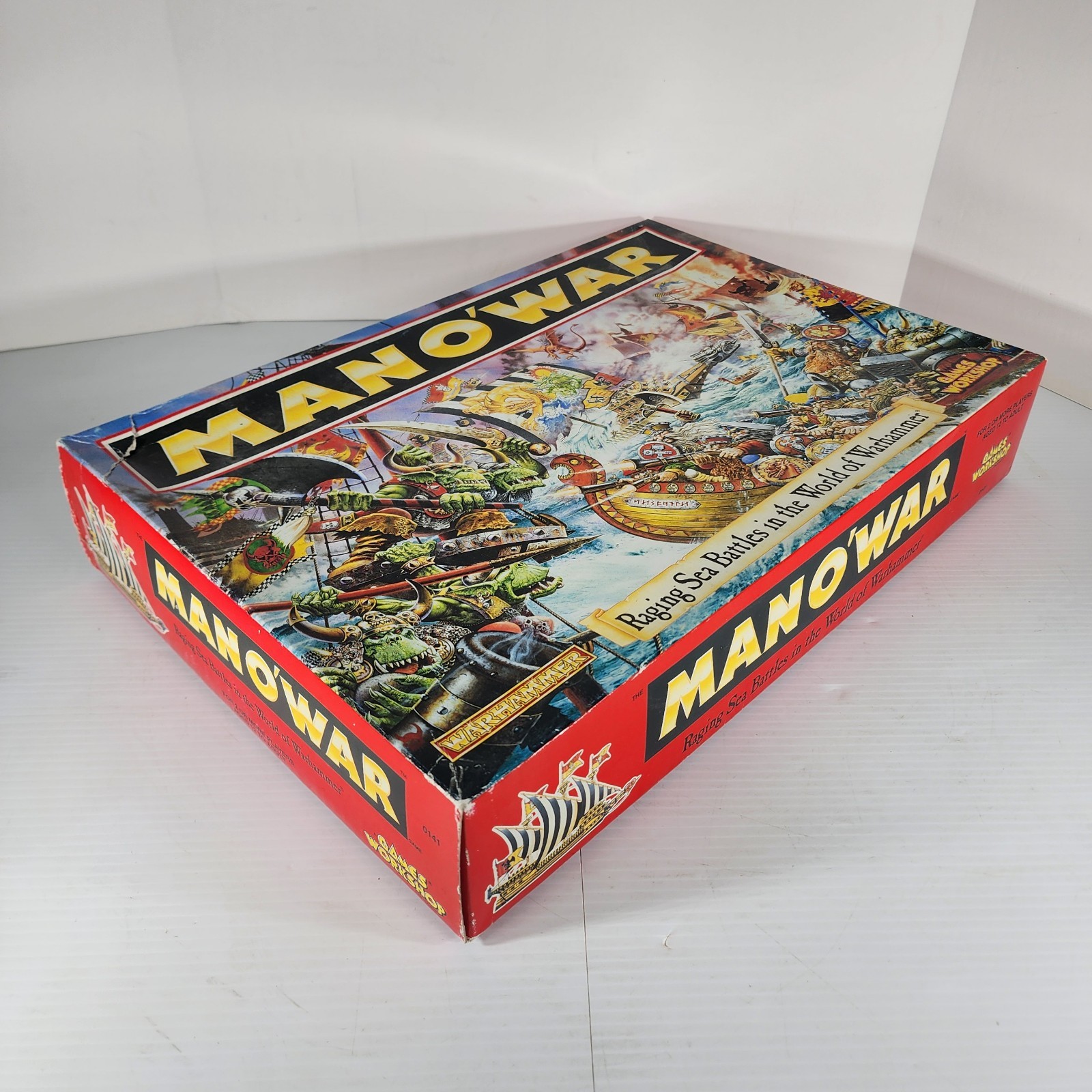 Games Workshop Man O’ War Board Game 1993 OOP 100% Complete Boxed 1st Ed CIB
