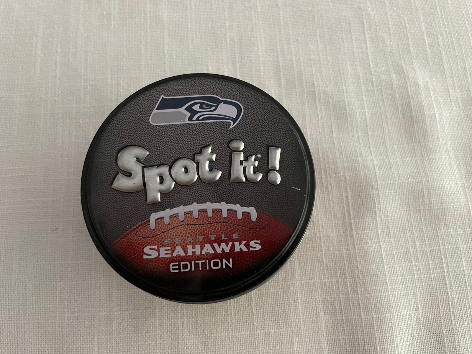SPOT IT! GAME SEATTLE SEAHAWKS EDITION By Blue Orange NFL Card Game EUC