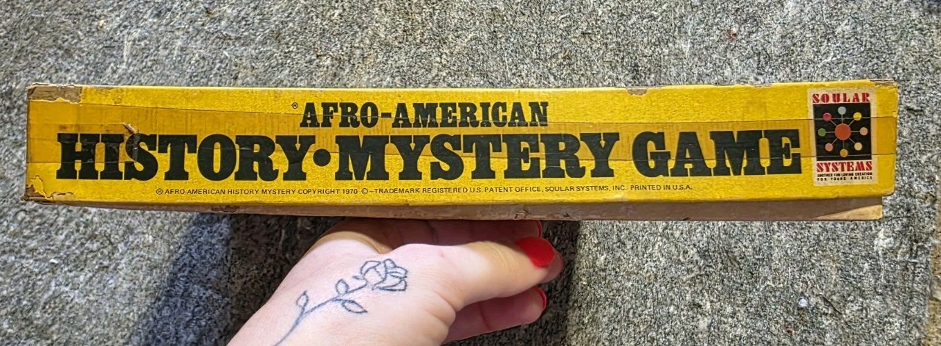 Vintage Afro American History Mystery Game 1969 African American RARE Complete