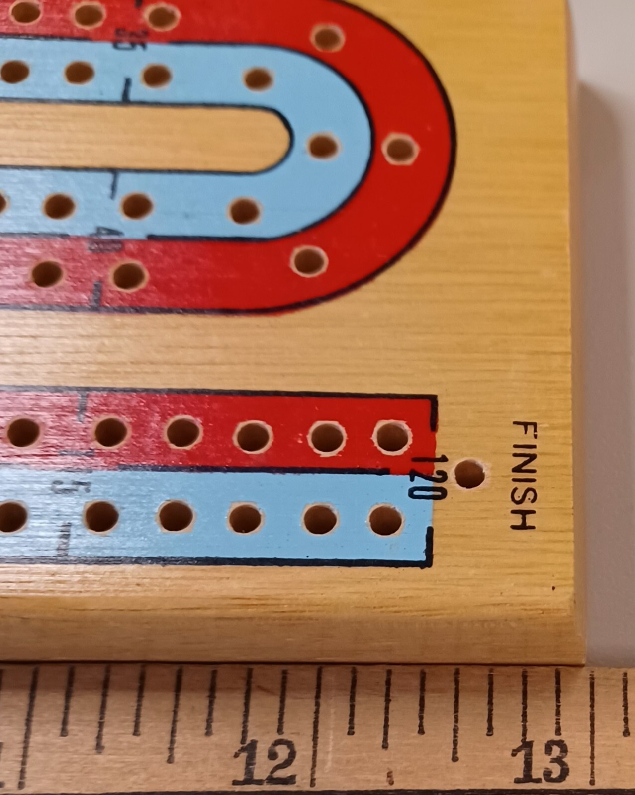 Vintage Pressman Surelane Wood Cribbage Board #1010 Storage 6 Pegs Instructions