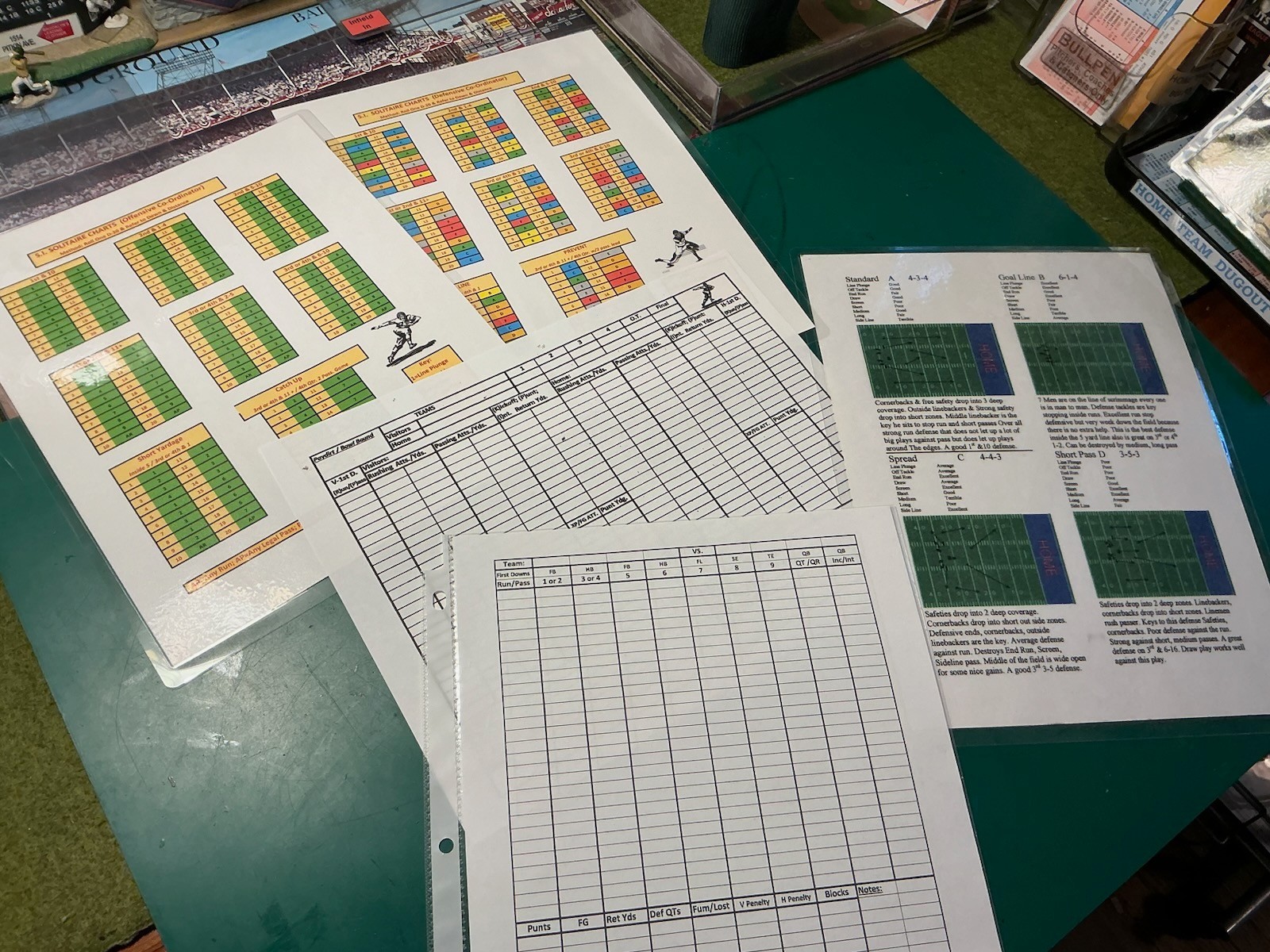 NEXT GEN Solitaire Charts for Sports Illustrated Football Paydirt & Bowl Bound!