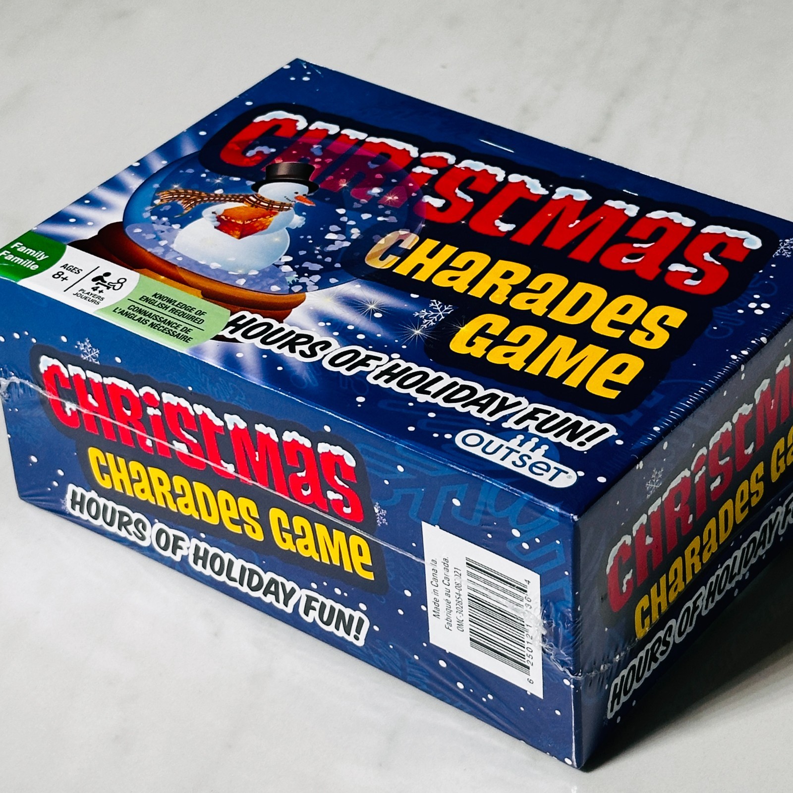 Christmas Charades Game Ages 8 And Up Complete 220 Cards 2016 New / Sealed