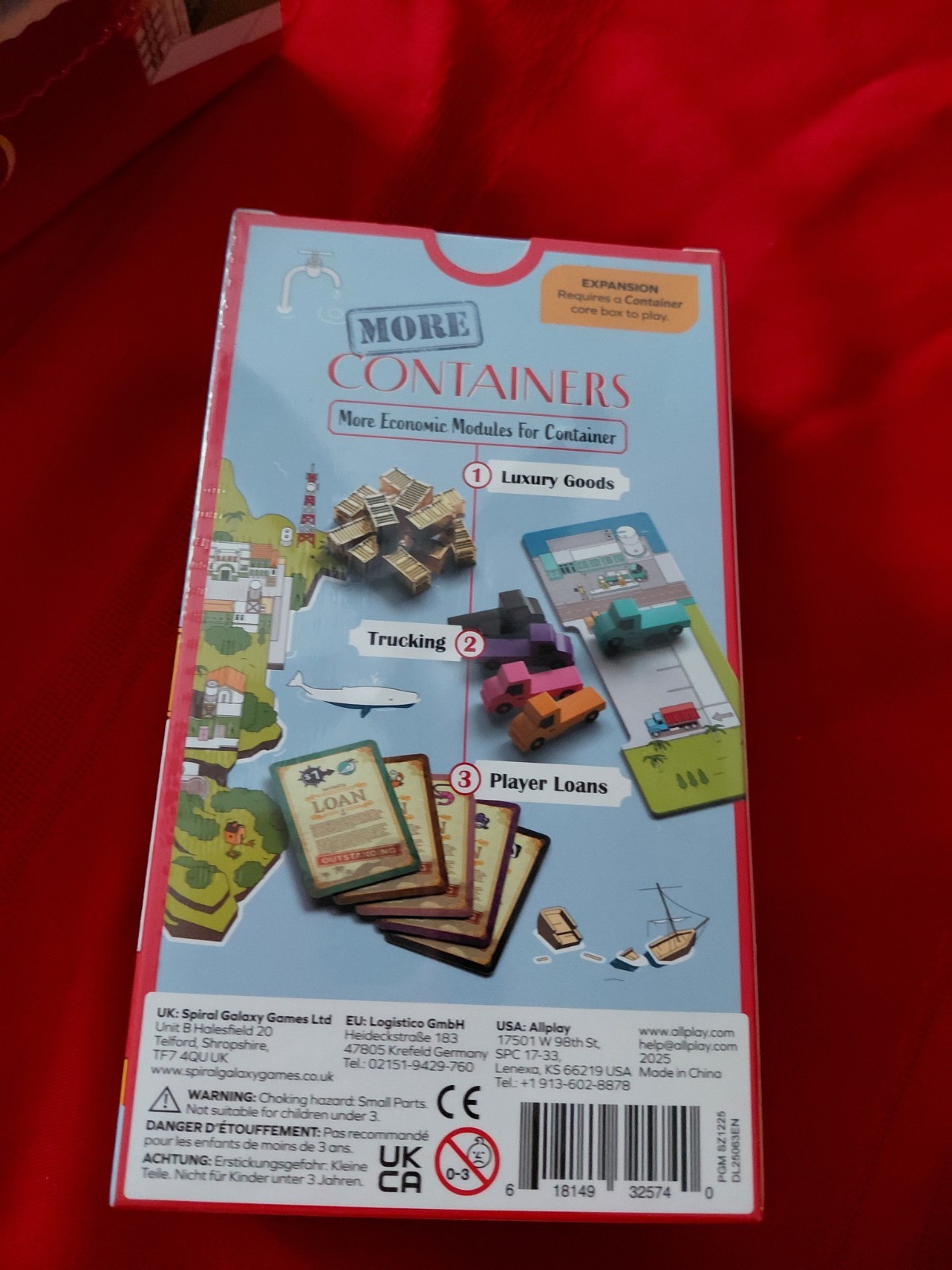 Container Board Game + More Containers + Allplay Medallion – New Kickstarter