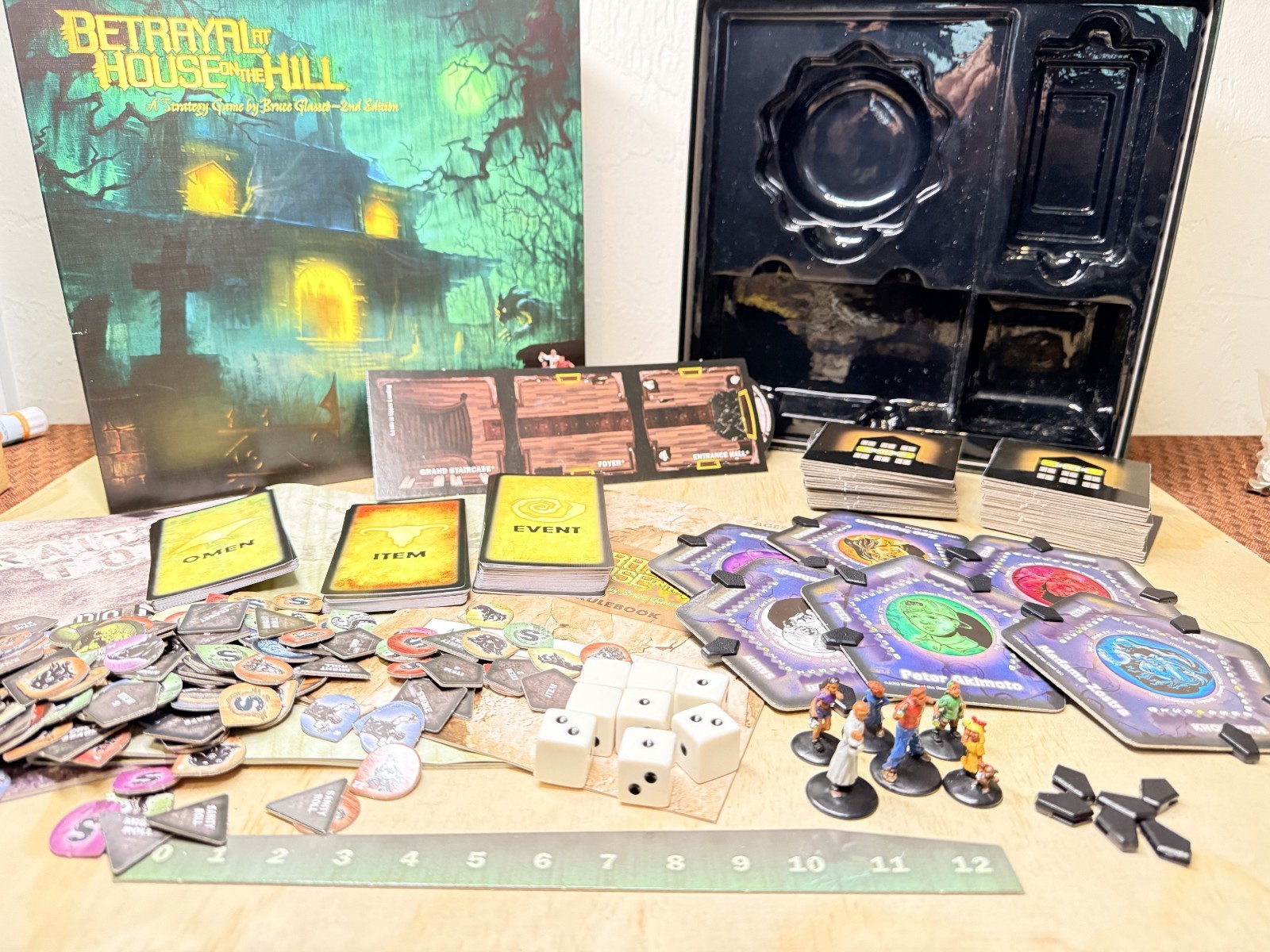Betrayal At House On The Hill Second Edition Horror Board Game – Complete