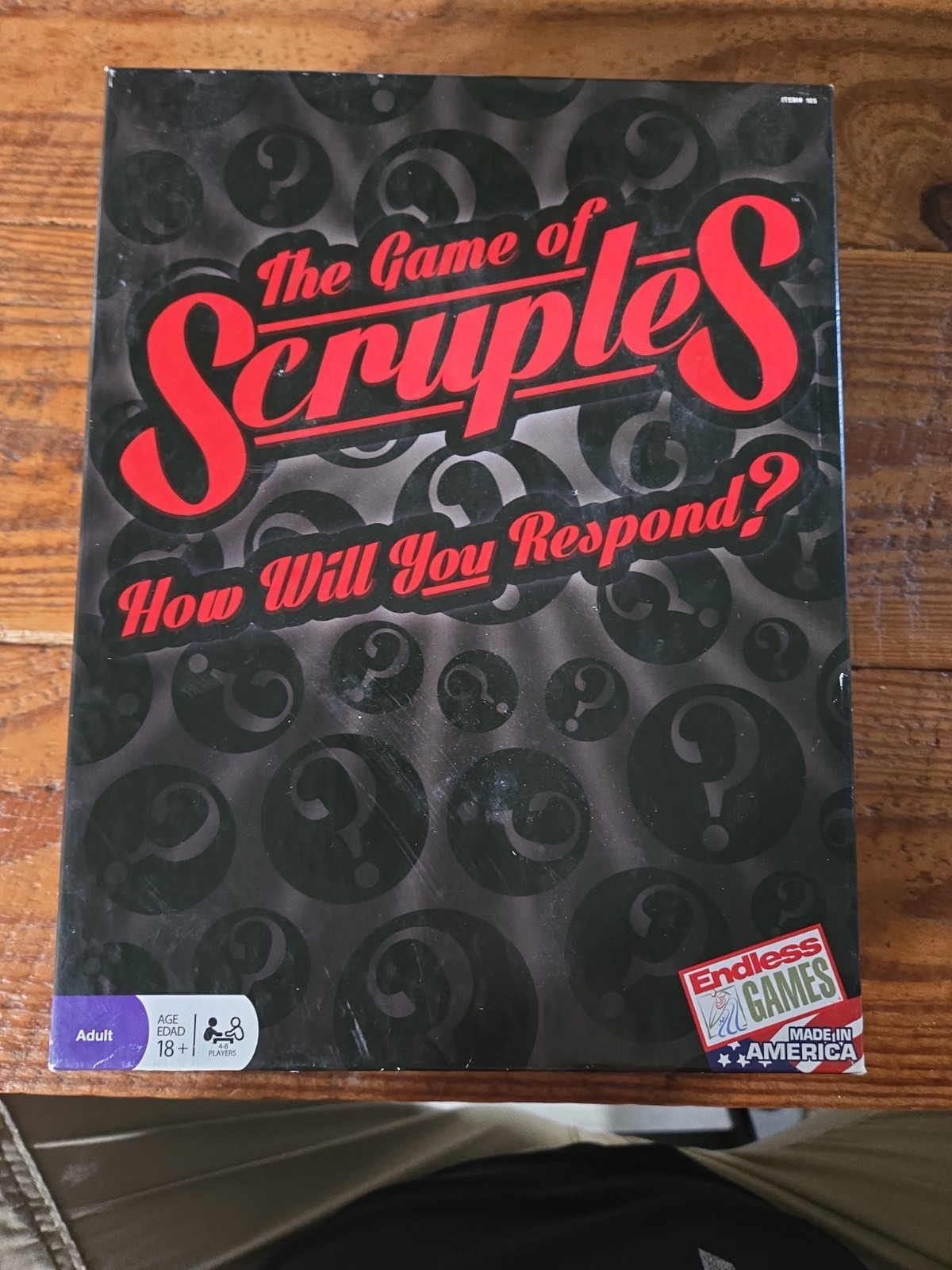 The Game of Scruples Party Game for Ages 18+ 2-6 Players