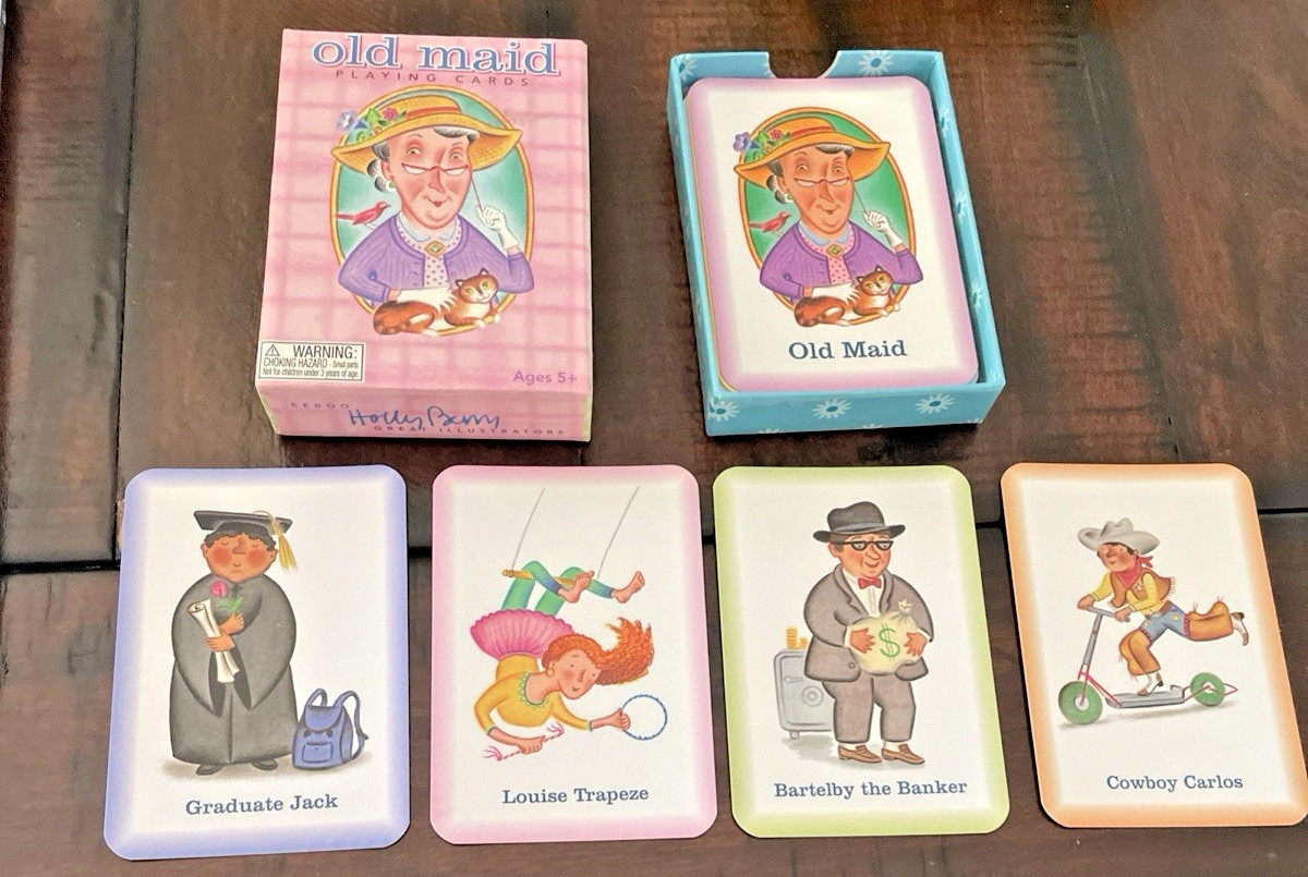 Family Board & Card Game Lot of 5 – Life, Yahtzee, Pit, Old Maid, Kids vs Adults