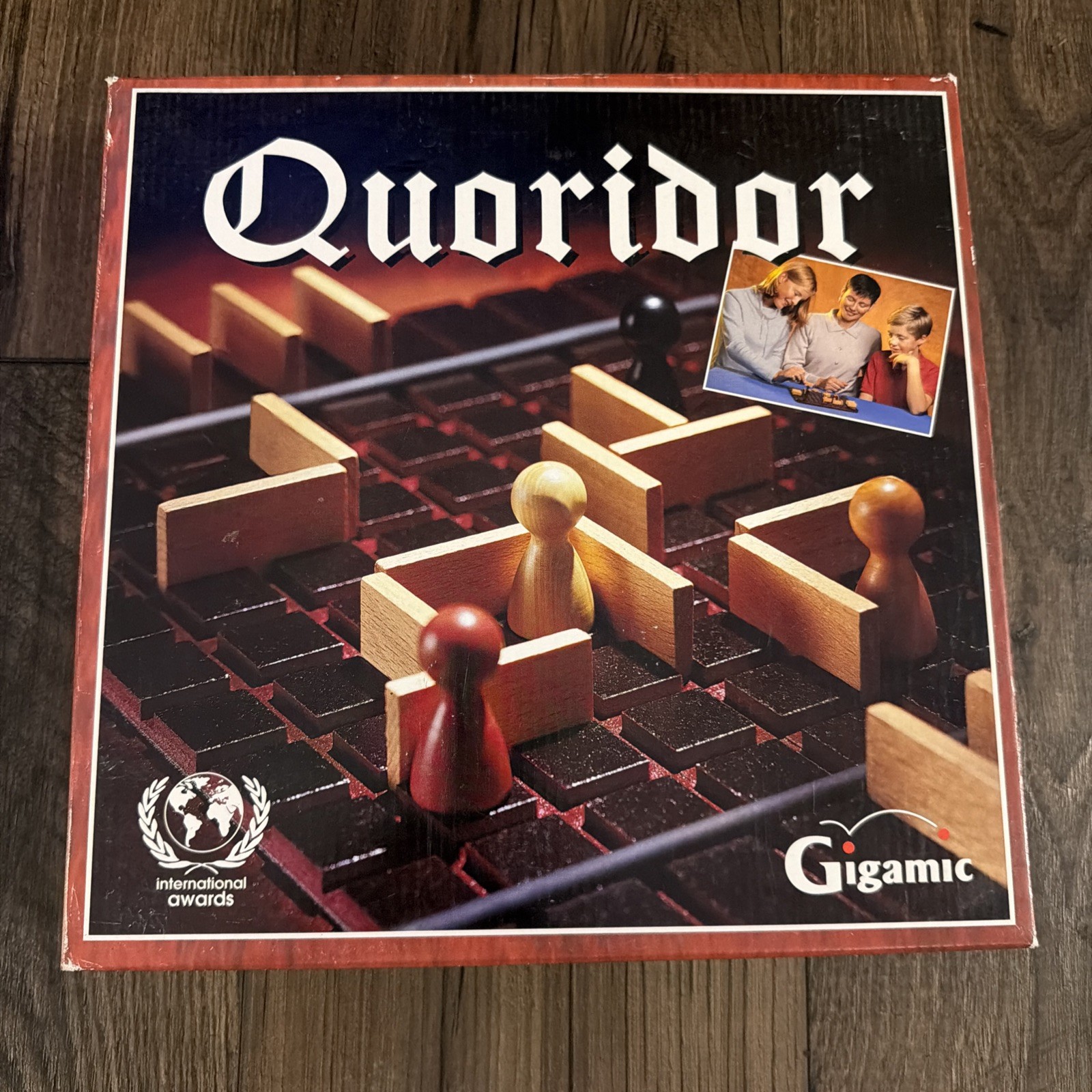 Quoridor Board Game Gigamic 1997 Complete Wooden Strategy Game