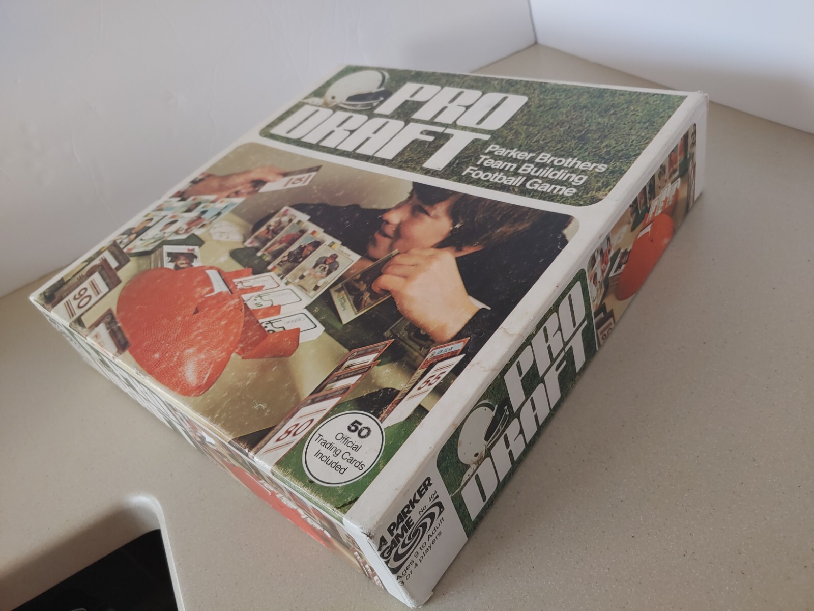 Fantasy Football 1974 Parker Bros PRO DRAFT Vintage Board Game NFL