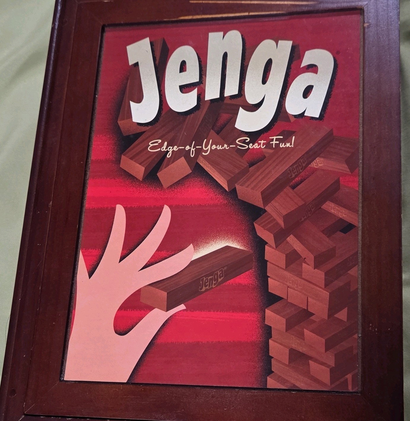 Jenga vintage Wooden Game bookshelf edition 2007