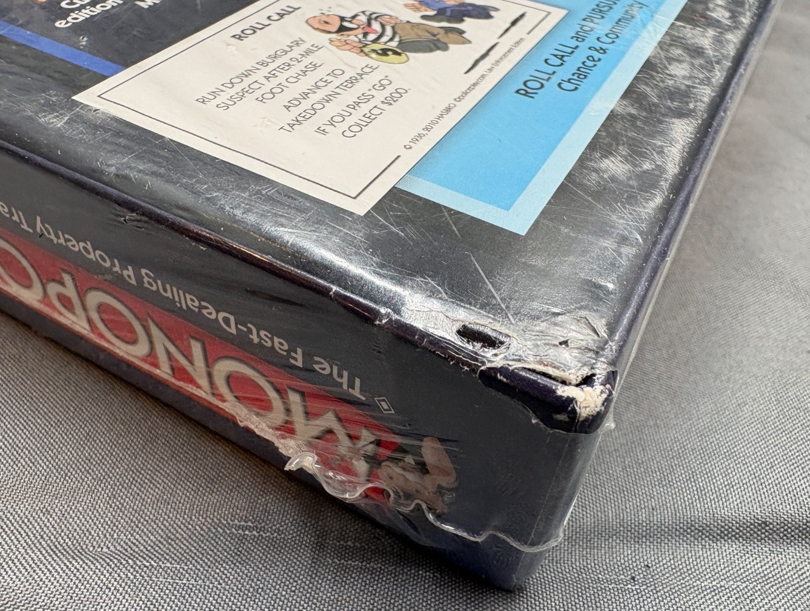 Rare Sealed Monopoly Law Enforcement Police Board Game (Box Wear See Photos)