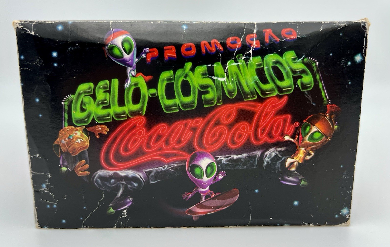 Rare Brazil Gelocosmicos Coca-Cola Crazy Bones Aliens GoGo’s Box 50 Packs