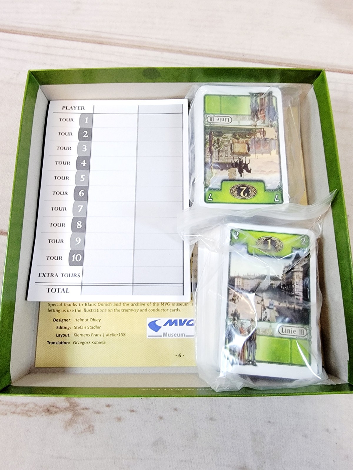 Trambahn Board Game Mayfair Games 2015 By Helmut Ohley 2 Player – Complete