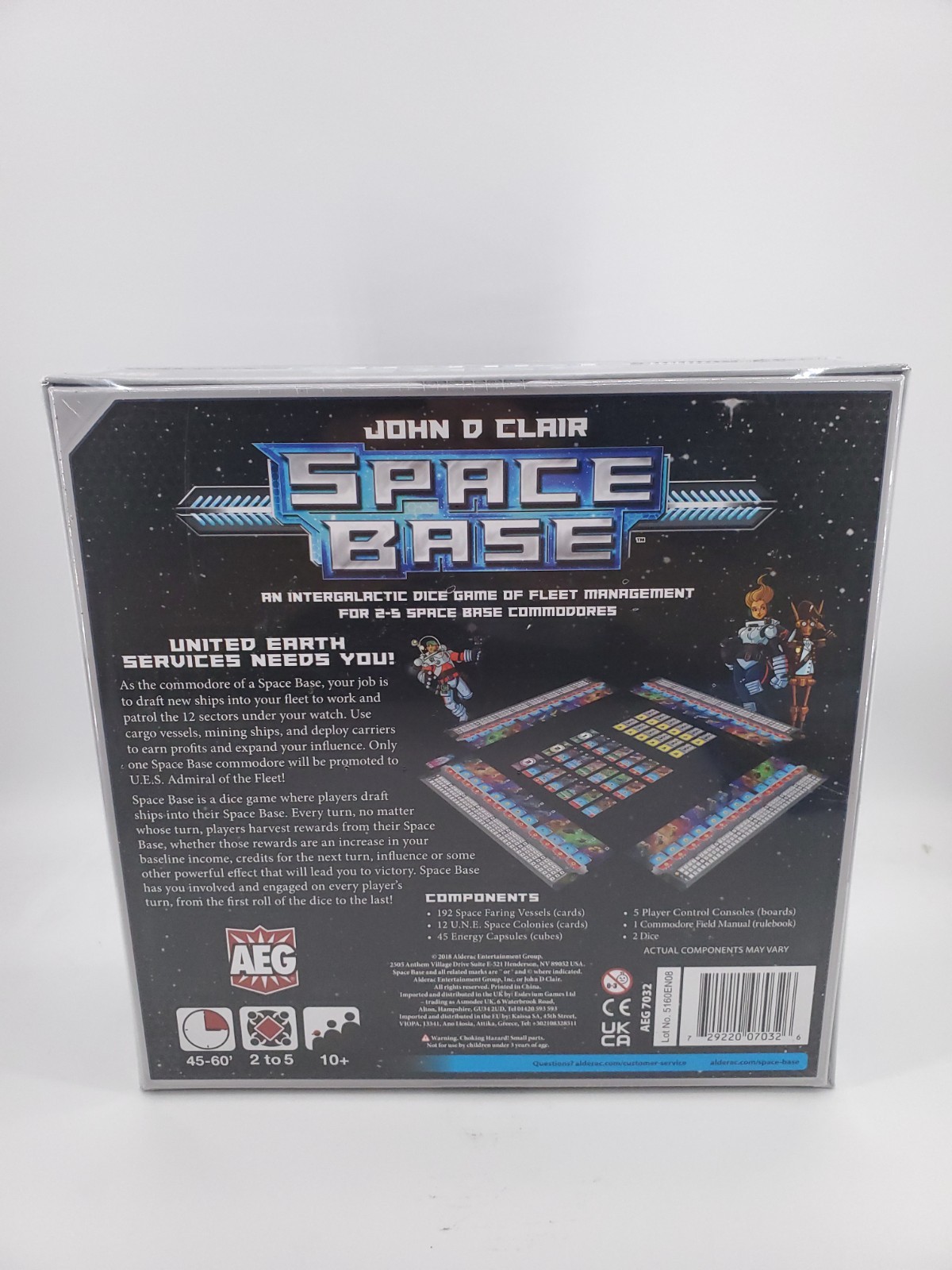 Space Base Board Game Alderac Entertainment Group