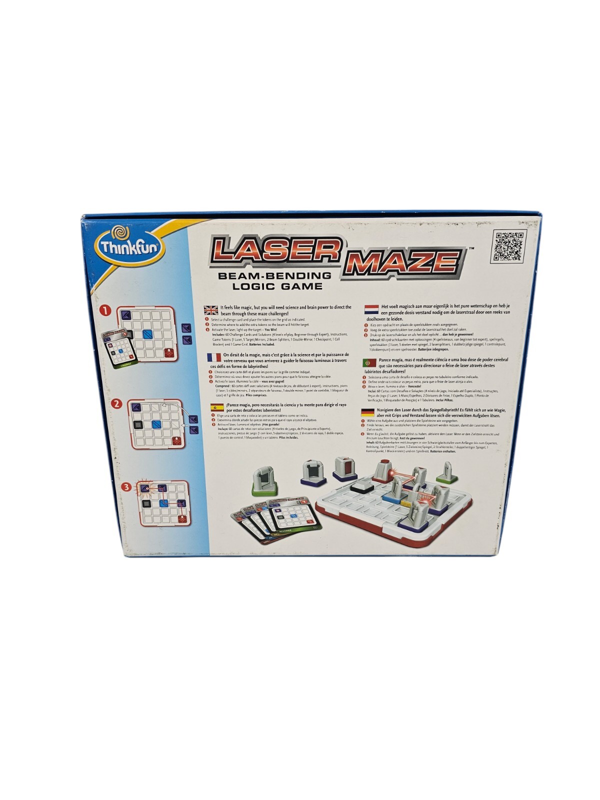 Laser Maze Beam Logic Game – ThinkFun Complete Puzzle Problem Solving