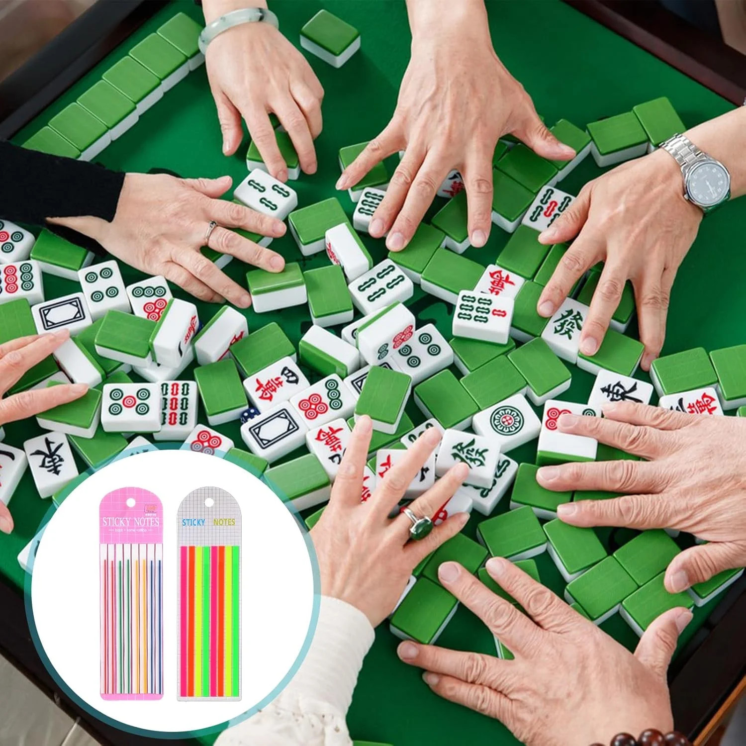 320Pcs Mahjong Card Line Finder Highlighter Tape Mahjong Line Highlighter Stripe