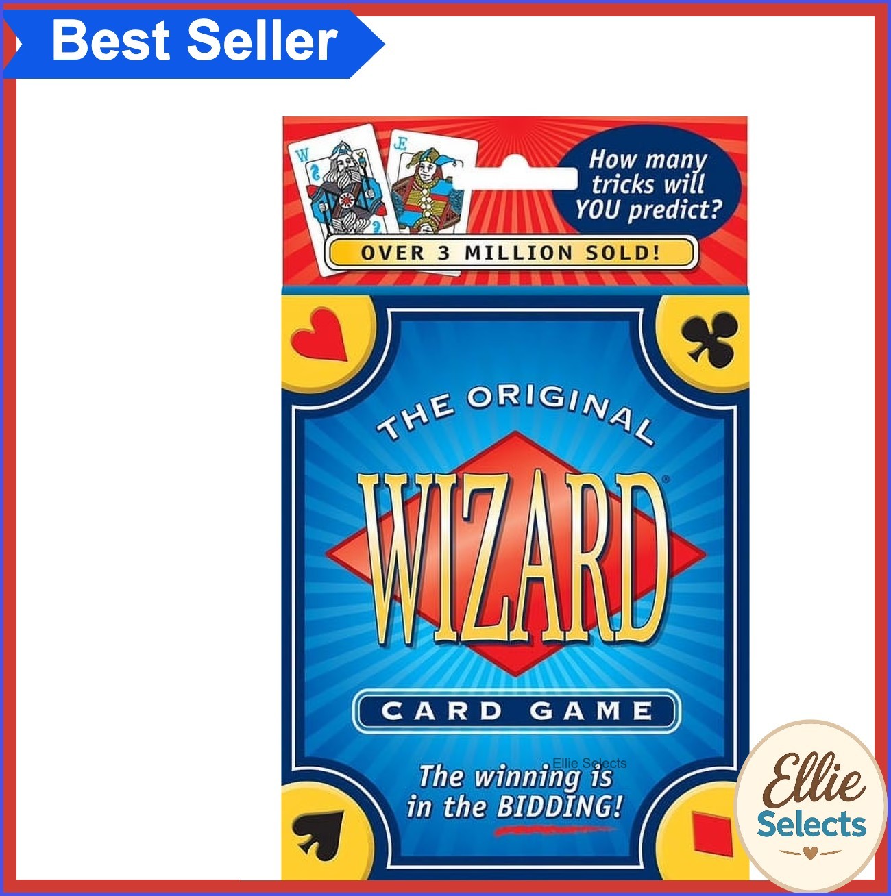 Card Game Wizard Ultimate Game of Trump Trick Taking Family Fun 3-6 Players