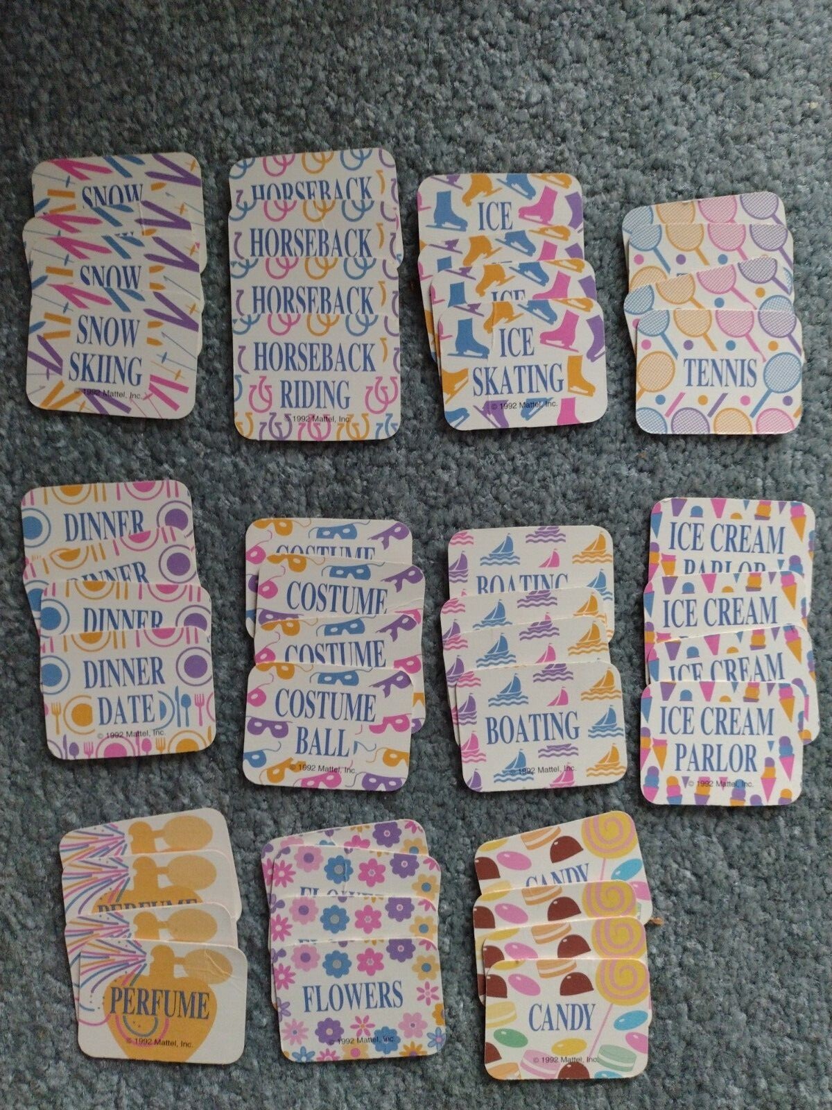 Barbie Dream Date Board Game 1992 Golden