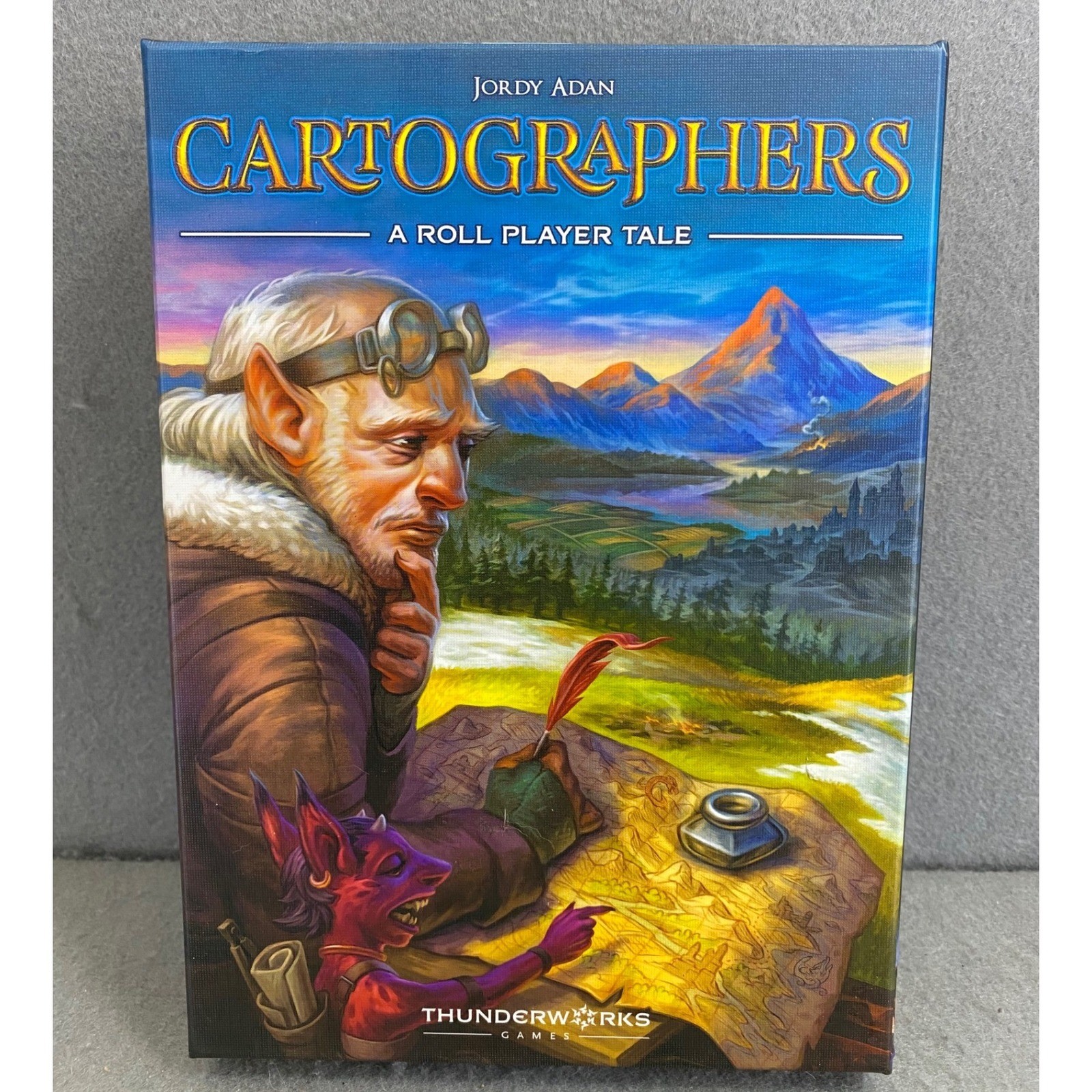 Cartographers A Roll Player Board Game Thunderworks Games Jordy Adan Fantasy