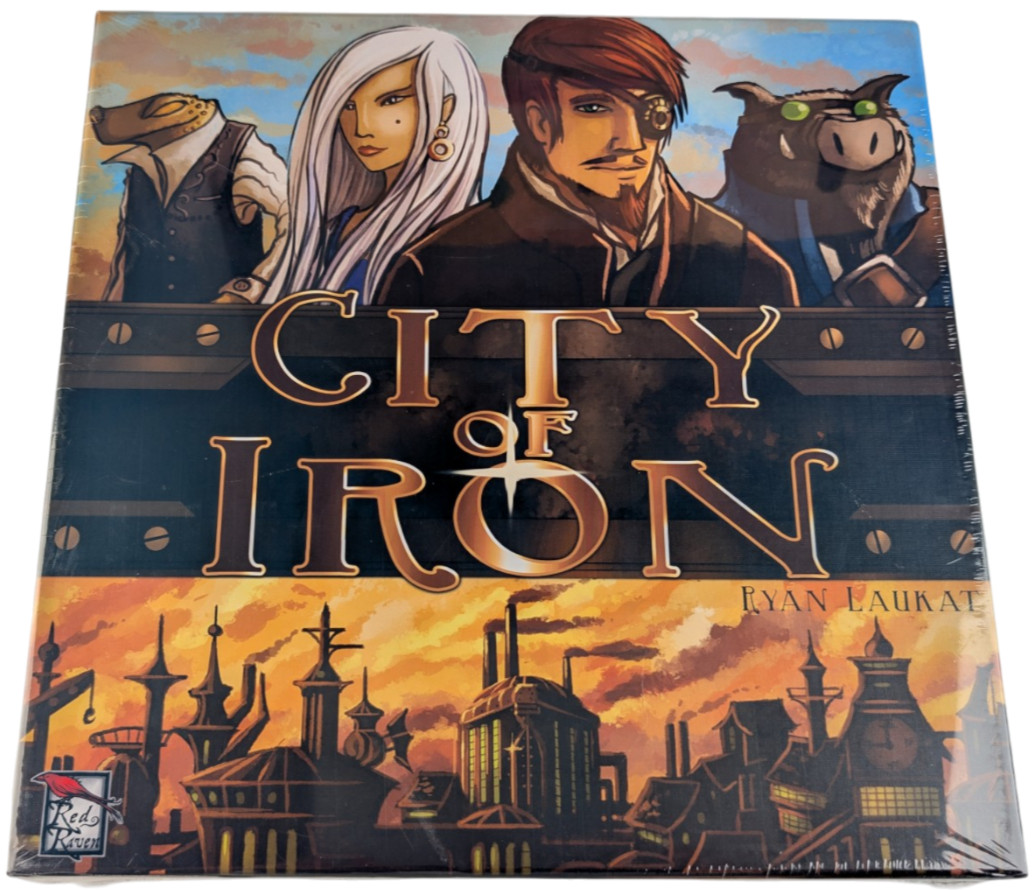 City of Iron Red Raven Games 2012 Board Game Sealed