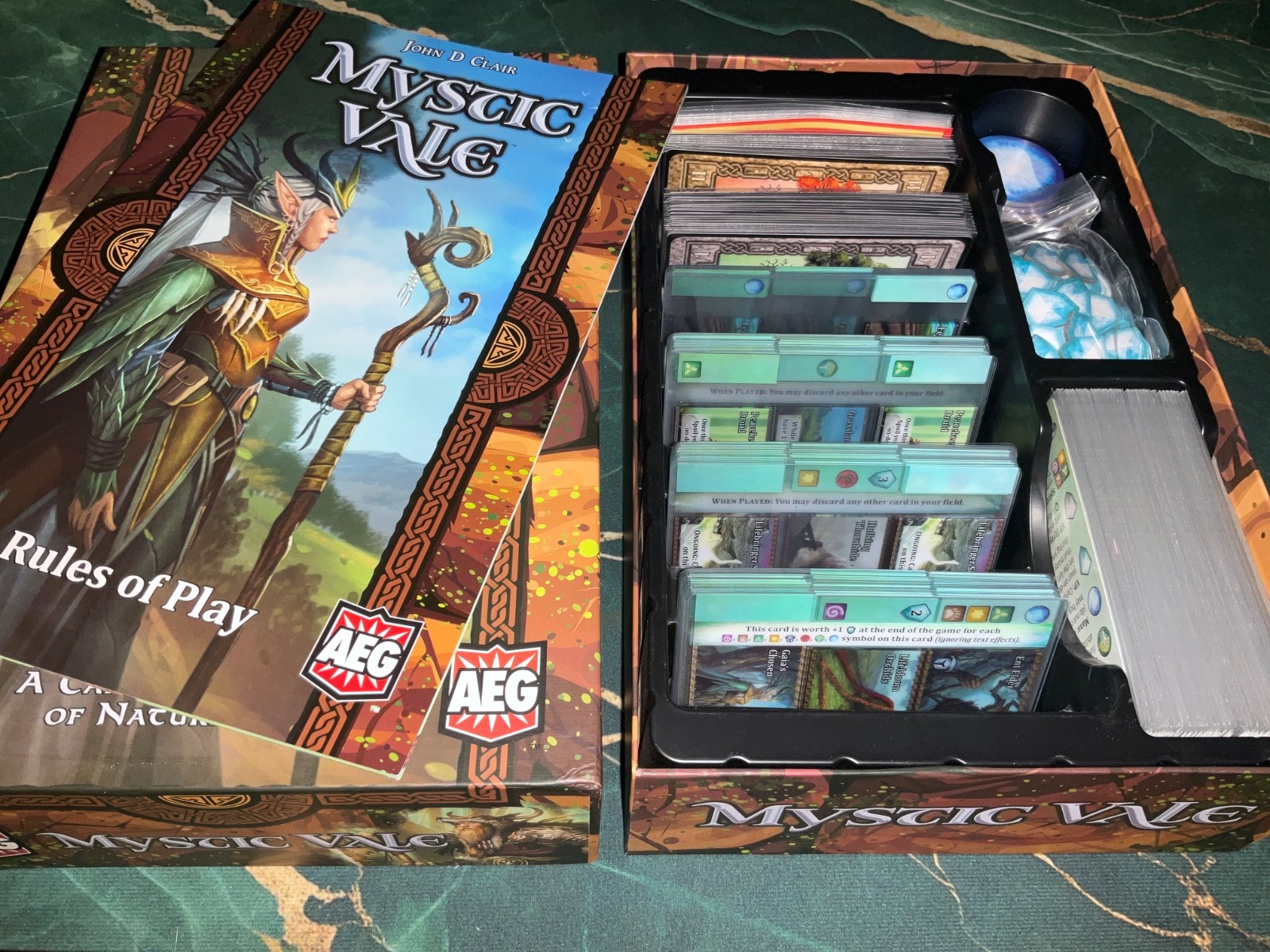 MYSTIC VALE: A CARD CRAFTING GAME 2-4 Players Complete played once