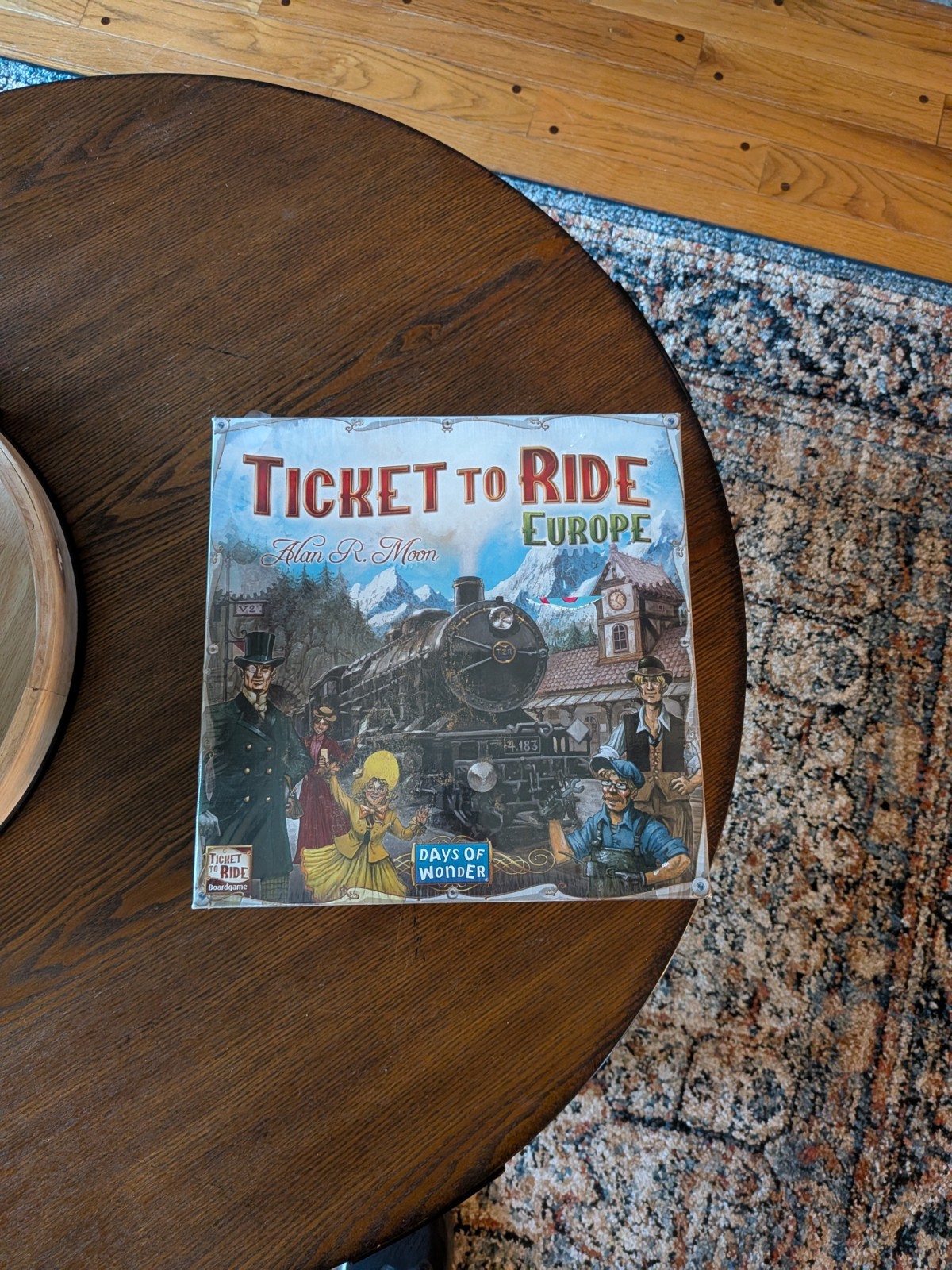 Days of Wonder Ticket to Ride Europe Board Game – Brand New
