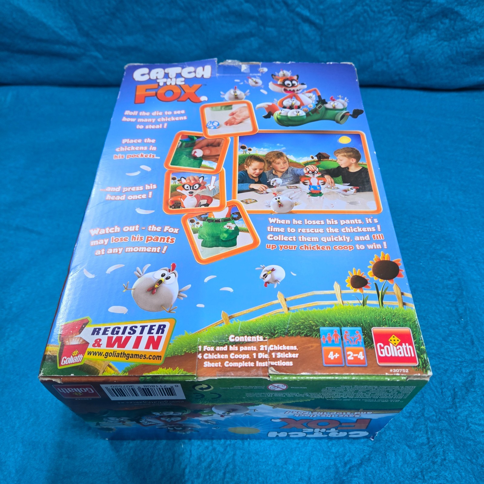 Catch The Fox Board Game Goliath 2016 w/ Original New, Open Box Family Kids Game