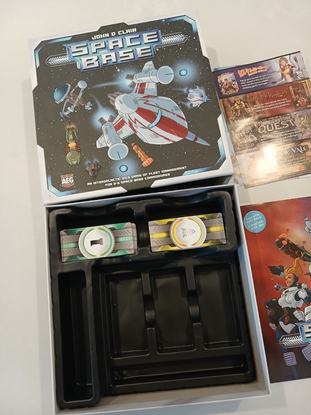 Space Base Dice Board Game by AEG Intergalatic Fleet & John D Clair Strategy