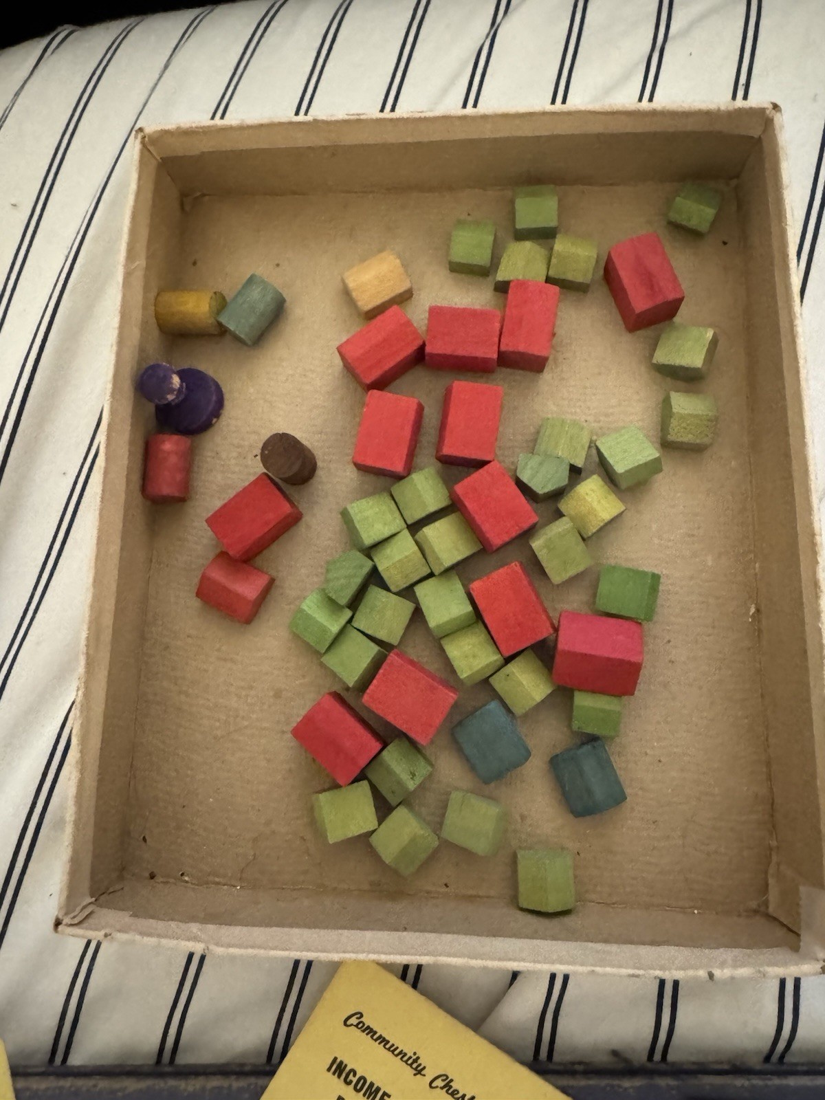 1935 Monopoly Set – Parker Bros. Blue Box, Single Patent No. 2,026,082 – Rare